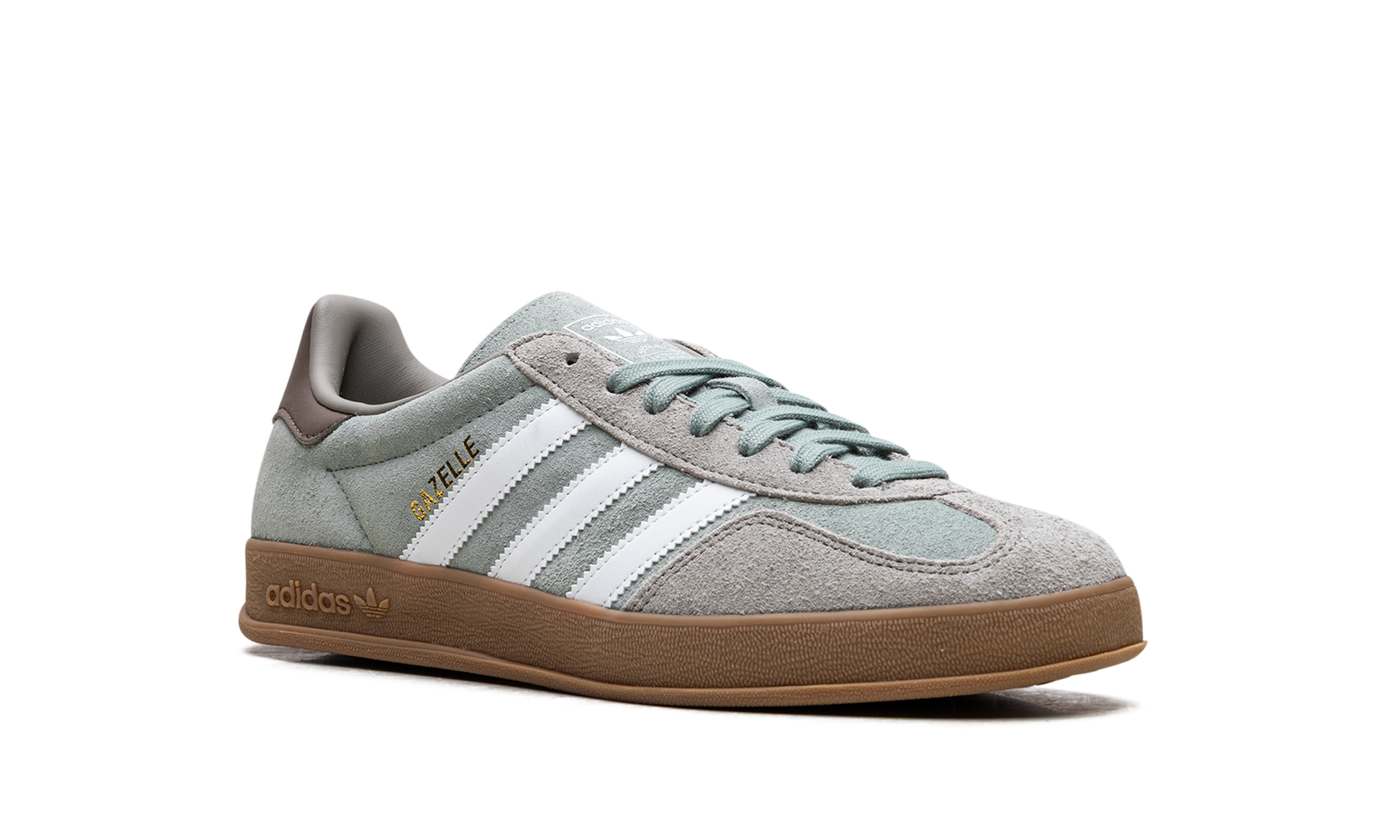 Adidas Gazelle Indoor "Silver Pebble Silver Green" JI3526