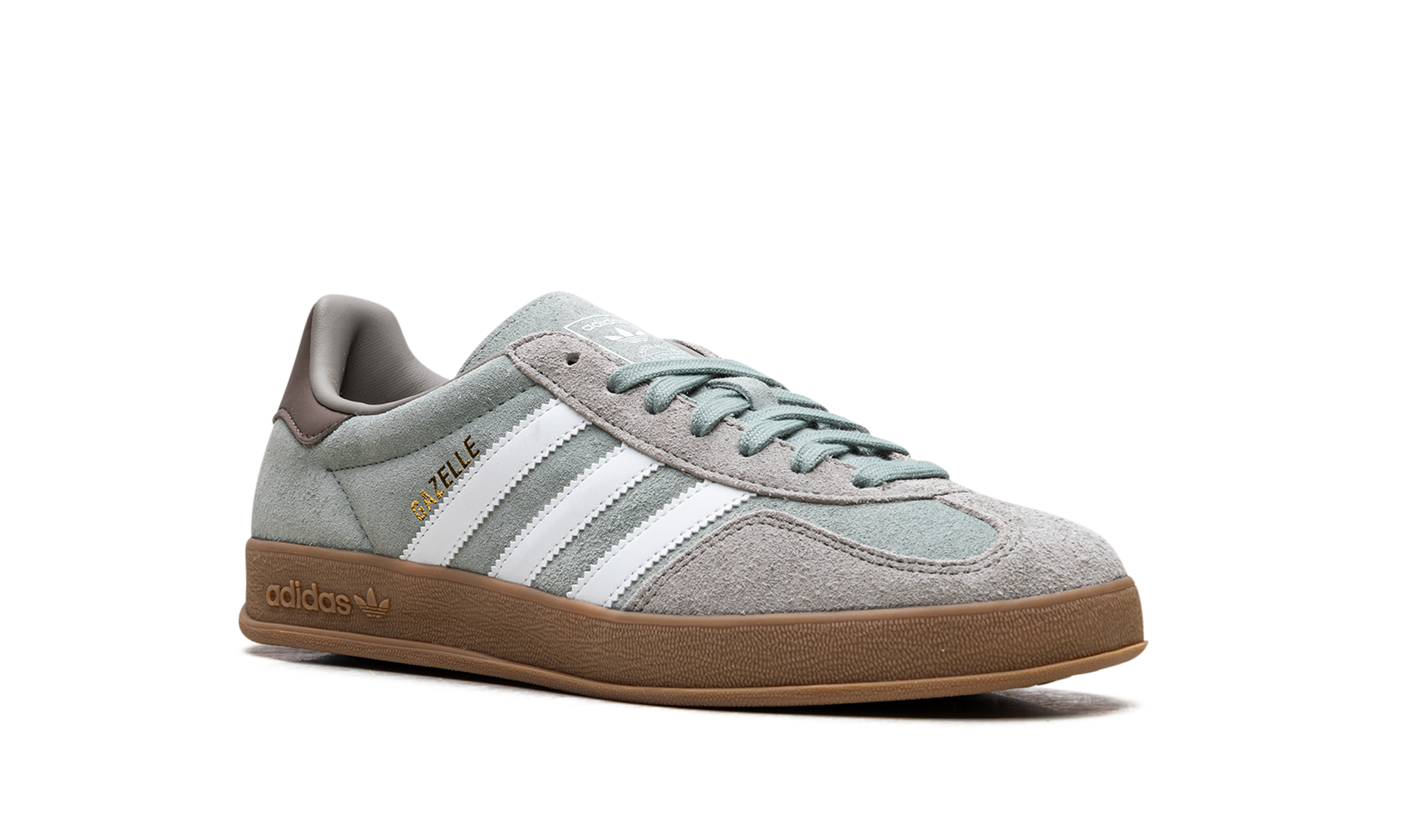 Adidas Gazelle Indoor "Silver Pebble Silver Green" JI3526