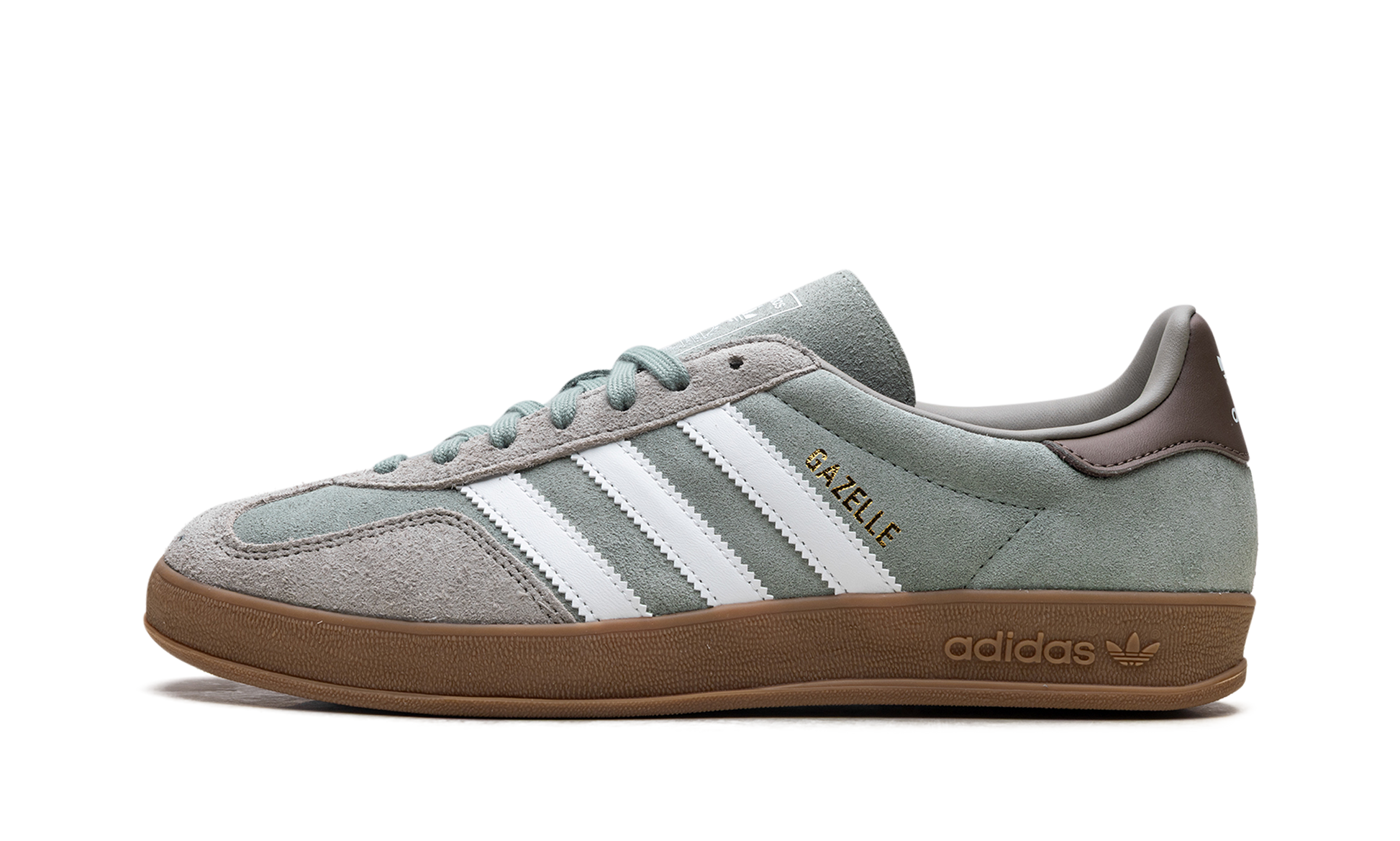 Adidas Gazelle Indoor "Silver Pebble Silver Green" JI3526
