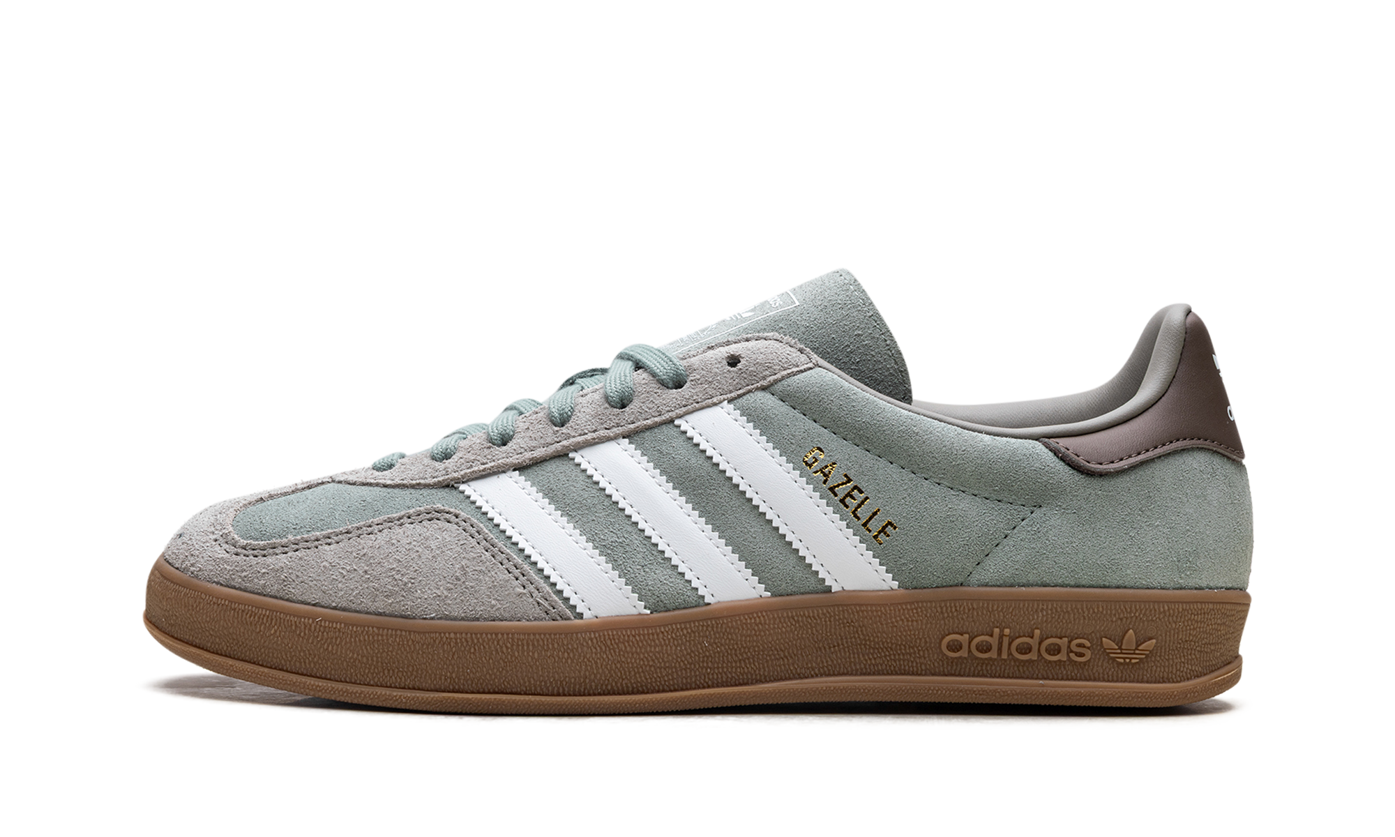 Adidas Gazelle Indoor "Silver Pebble Silver Green" JI3526