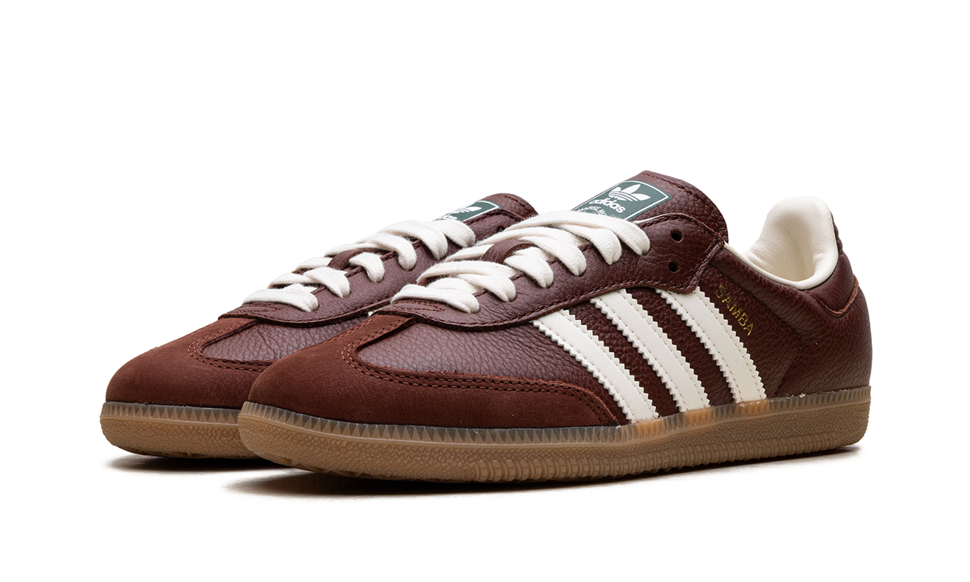 Adidas Samba OG "Fox Brown/Off White/Gum" JR0892