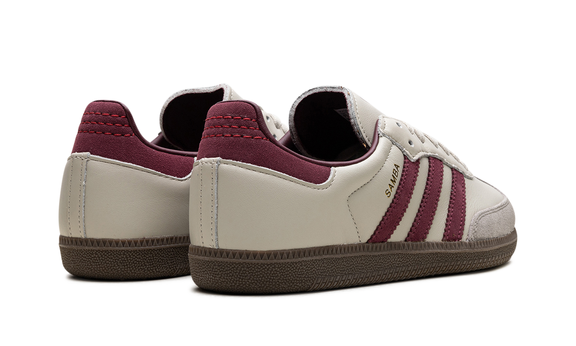 Adidas Samba OG "Putty Grey Maroon" ID1482