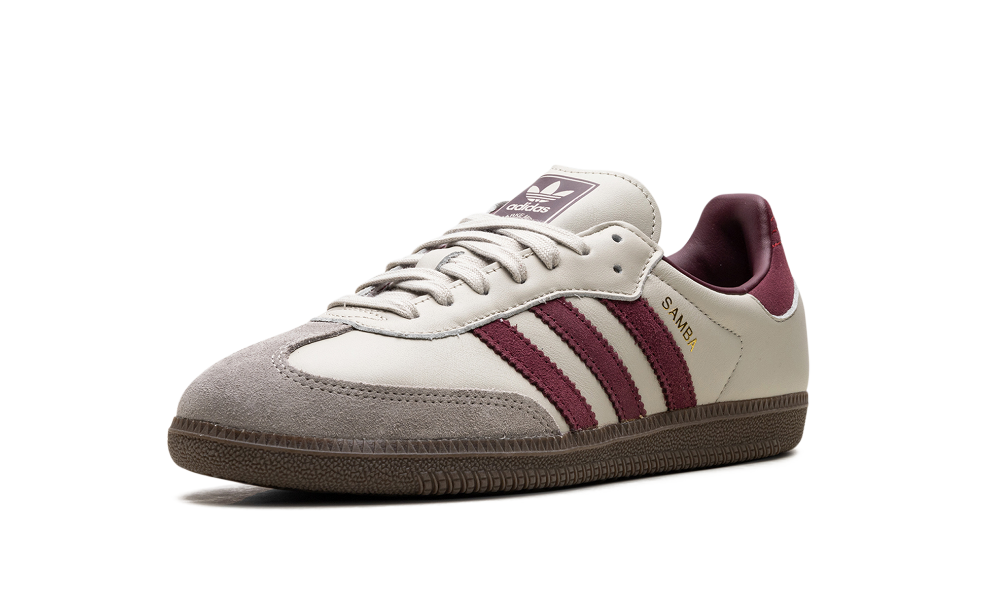 Adidas Samba OG "Putty Grey Maroon" ID1482