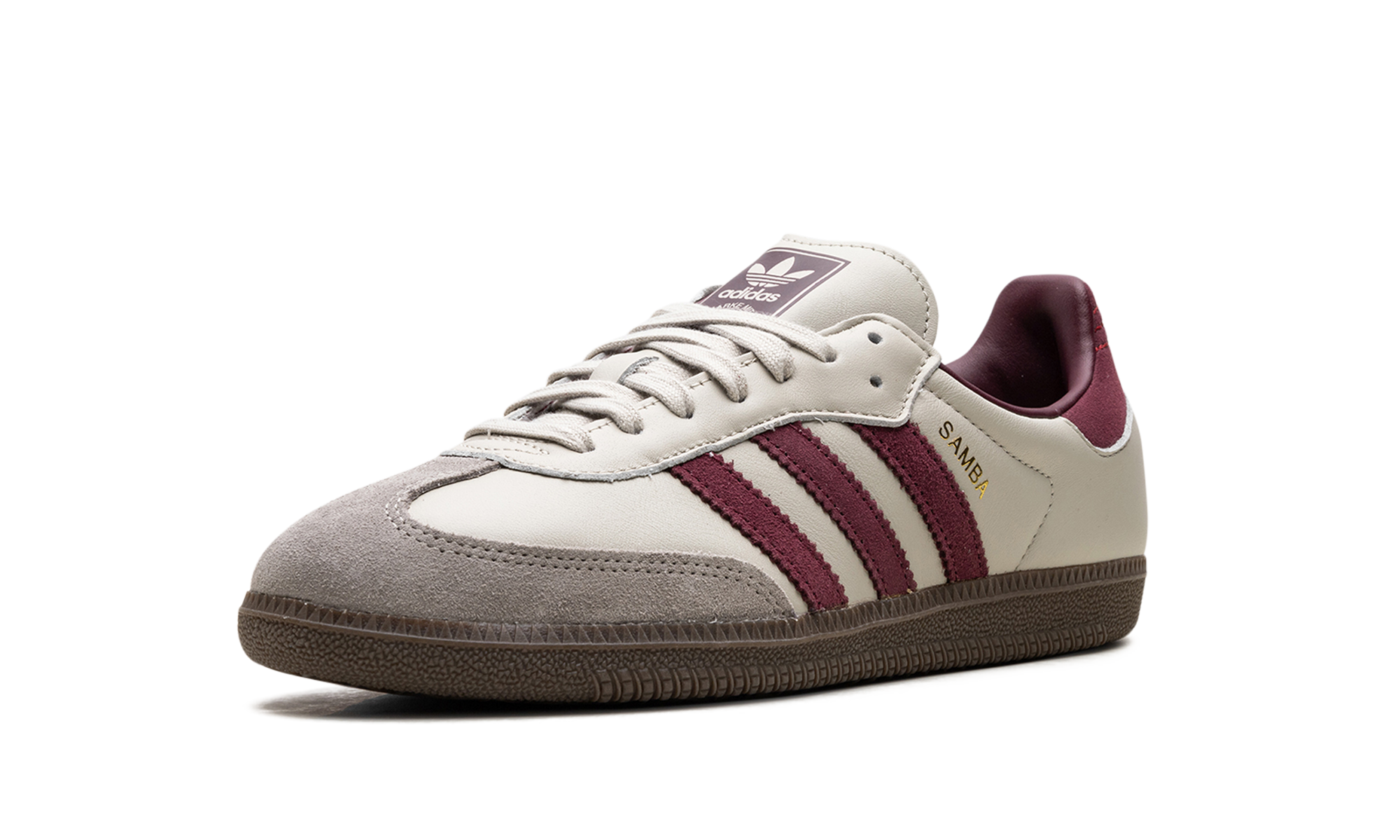 Adidas Samba OG "Putty Grey Maroon" ID1482