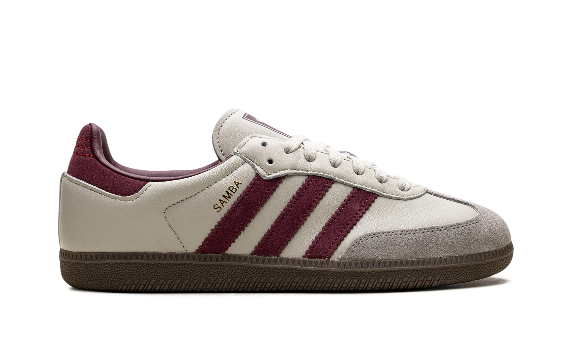 Adidas Samba OG "Putty Grey Maroon" ID1482