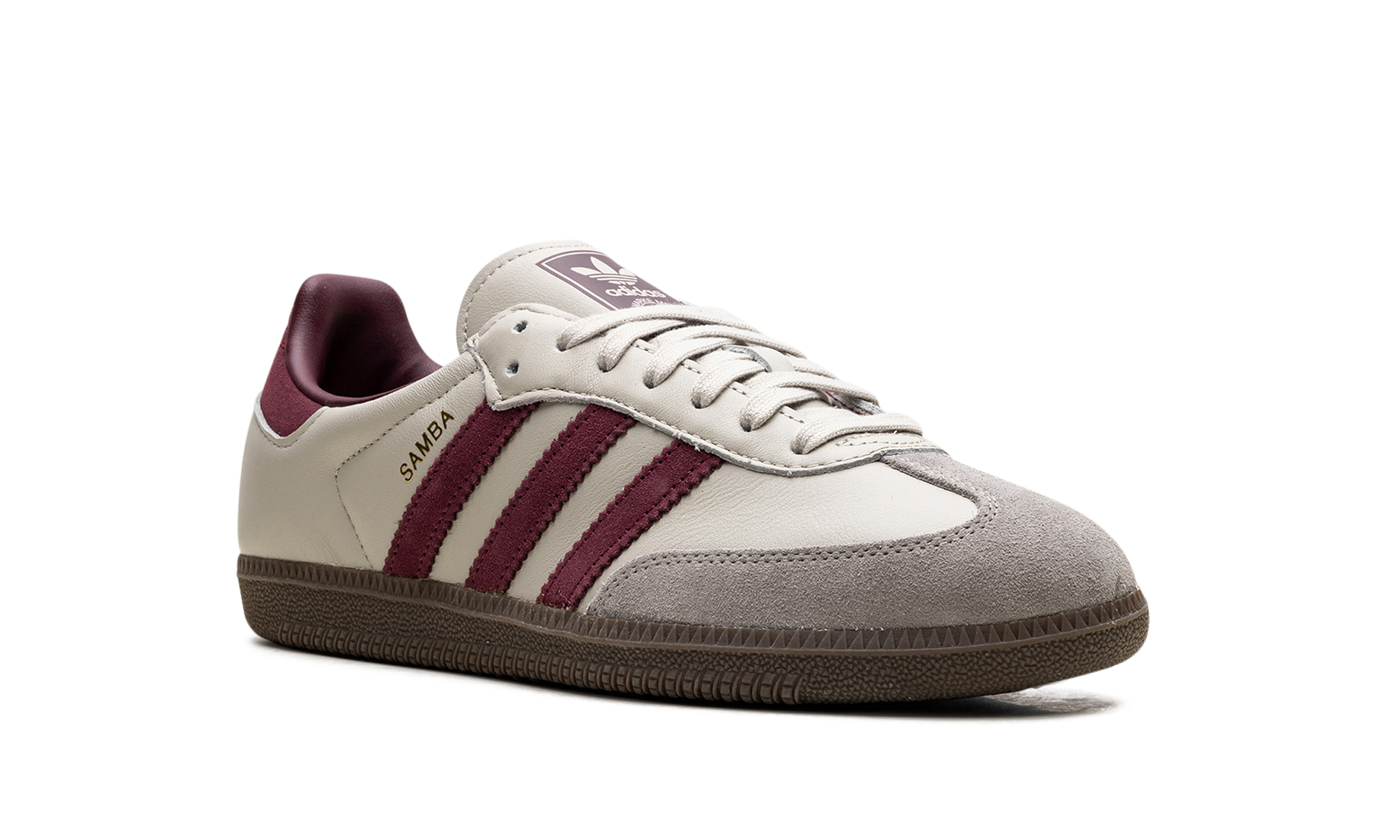 Adidas Samba OG "Putty Grey Maroon" ID1482