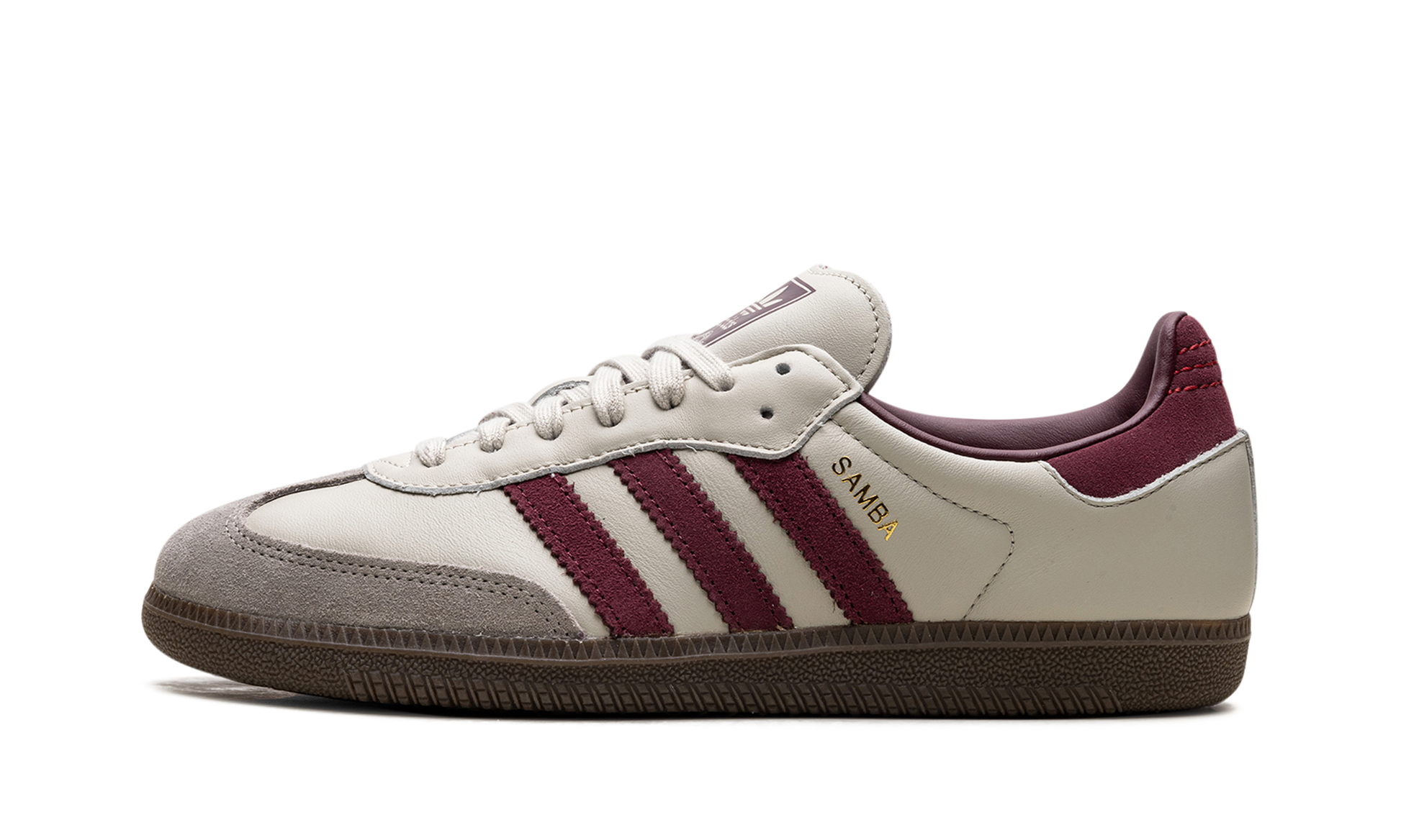 Adidas Samba OG "Putty Grey Maroon" ID1482