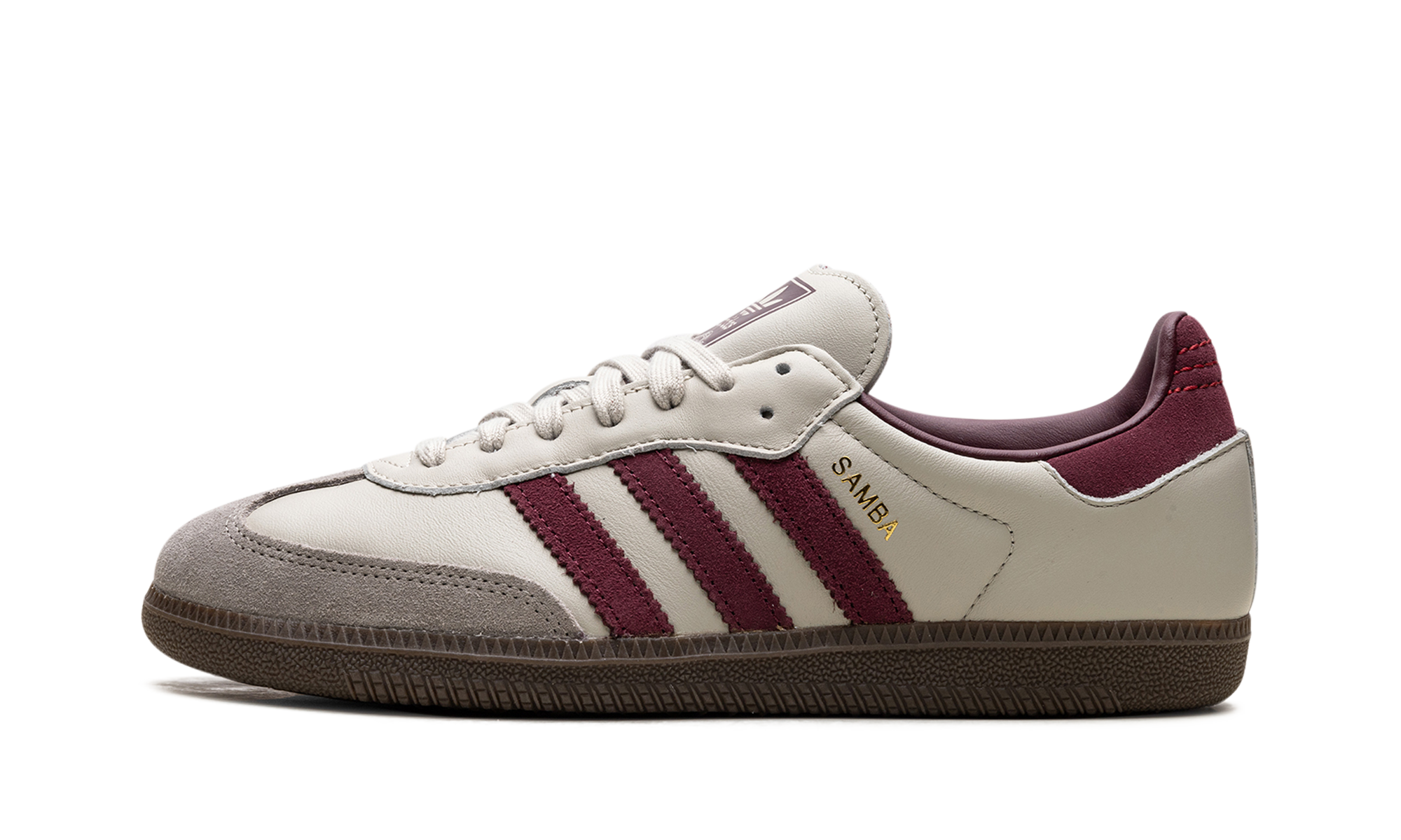 Adidas Samba OG "Putty Grey Maroon" ID1482
