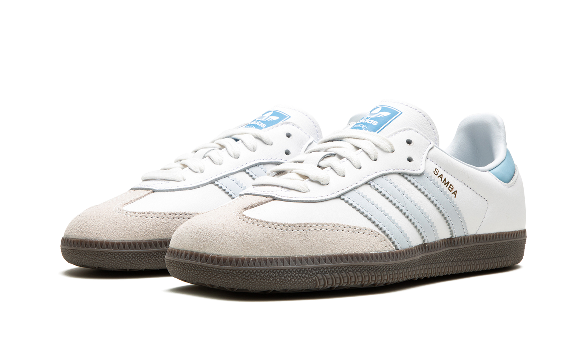 Adidas Samba OG "White / Halo Blue" ID2055