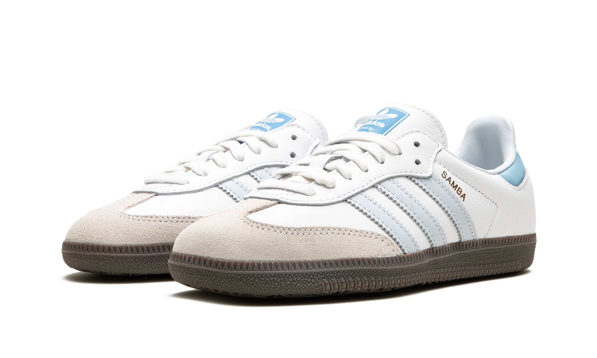 Adidas Samba OG "White / Halo Blue" ID2055