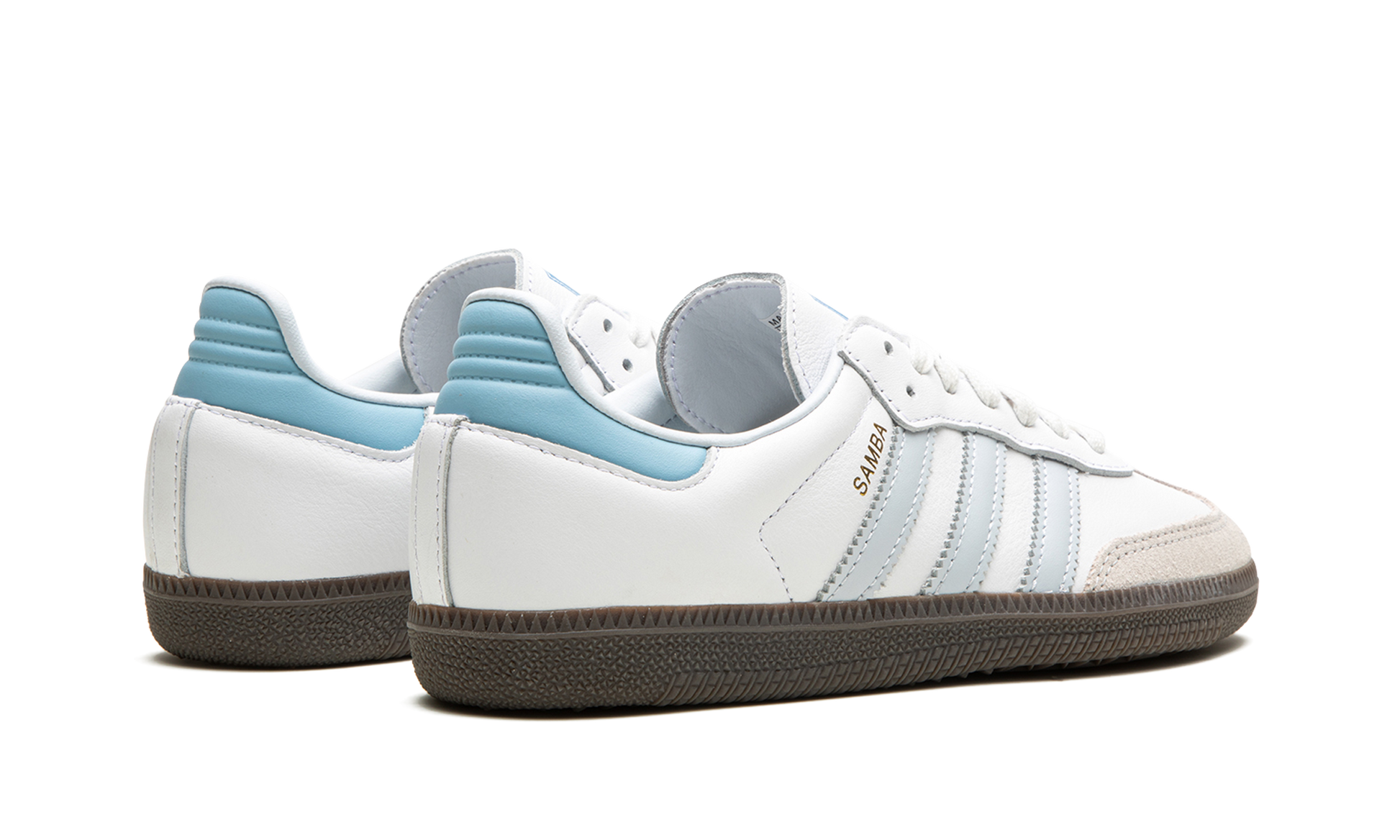 Adidas Samba OG "White / Halo Blue" ID2055