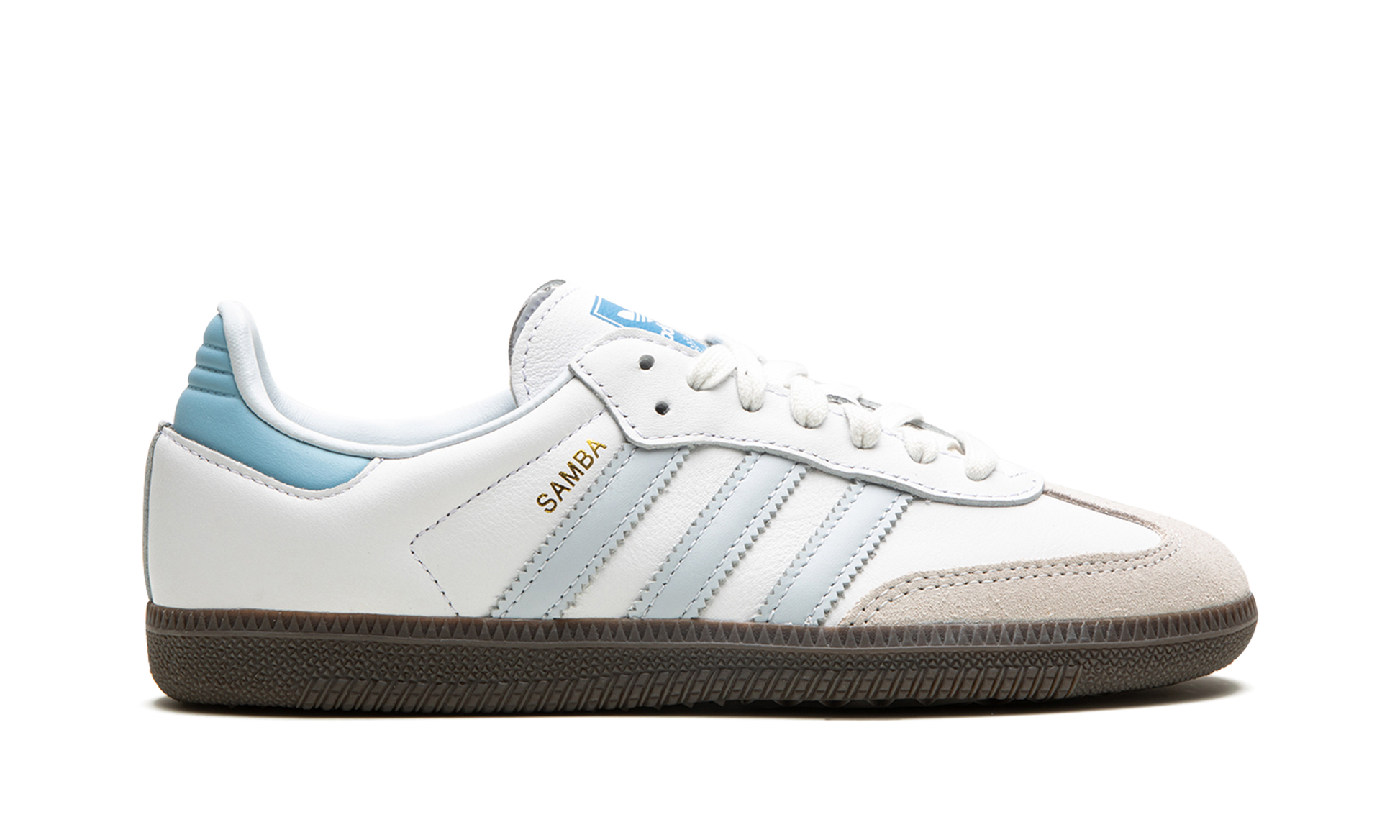 Adidas Samba OG "White / Halo Blue" ID2055