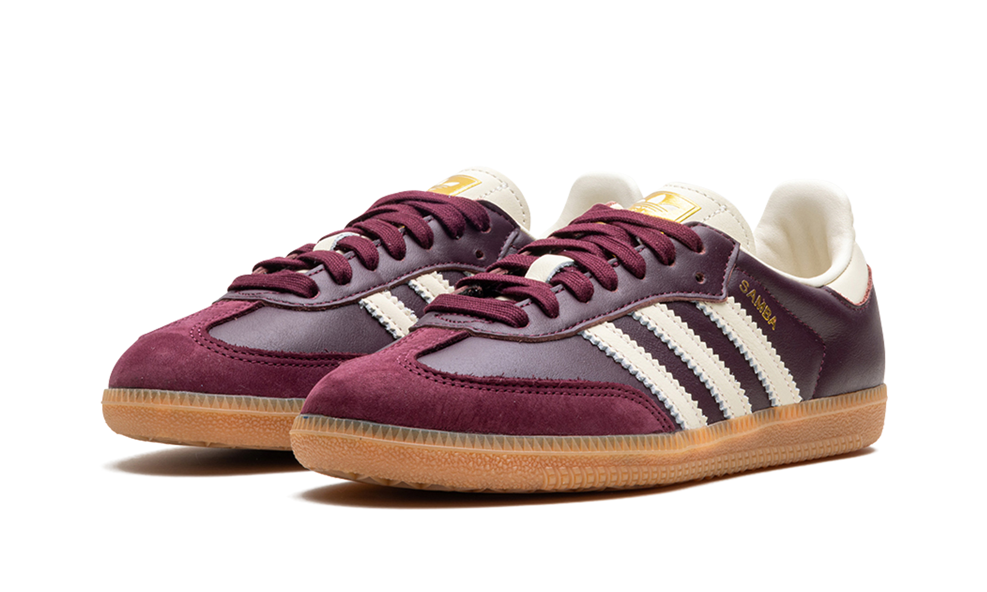 Adidas SAMBA OG WMNS "Maroon / Cream White" ID0477