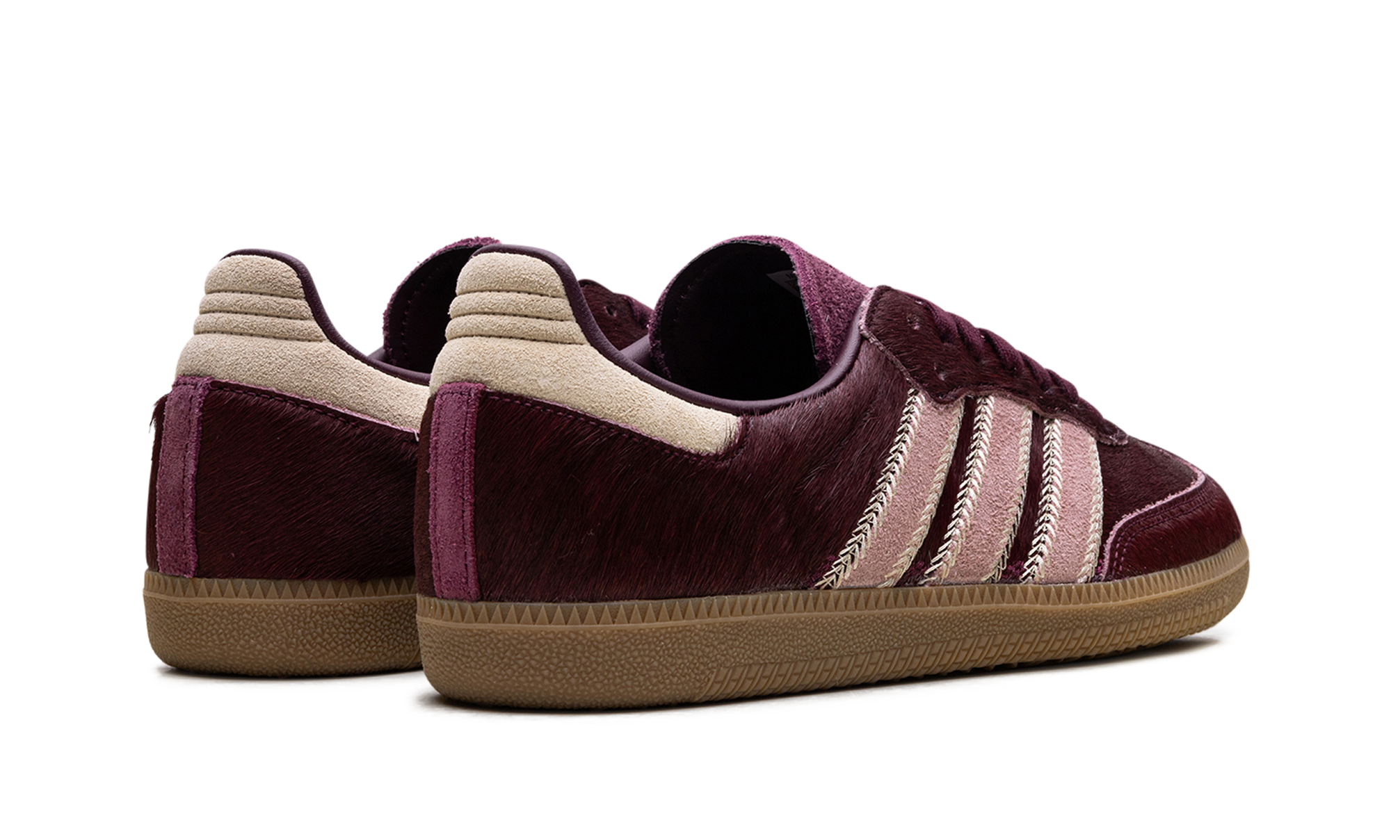 Adidas Samba OG WMNS "Maroon Sand Strata Pony" JP5330