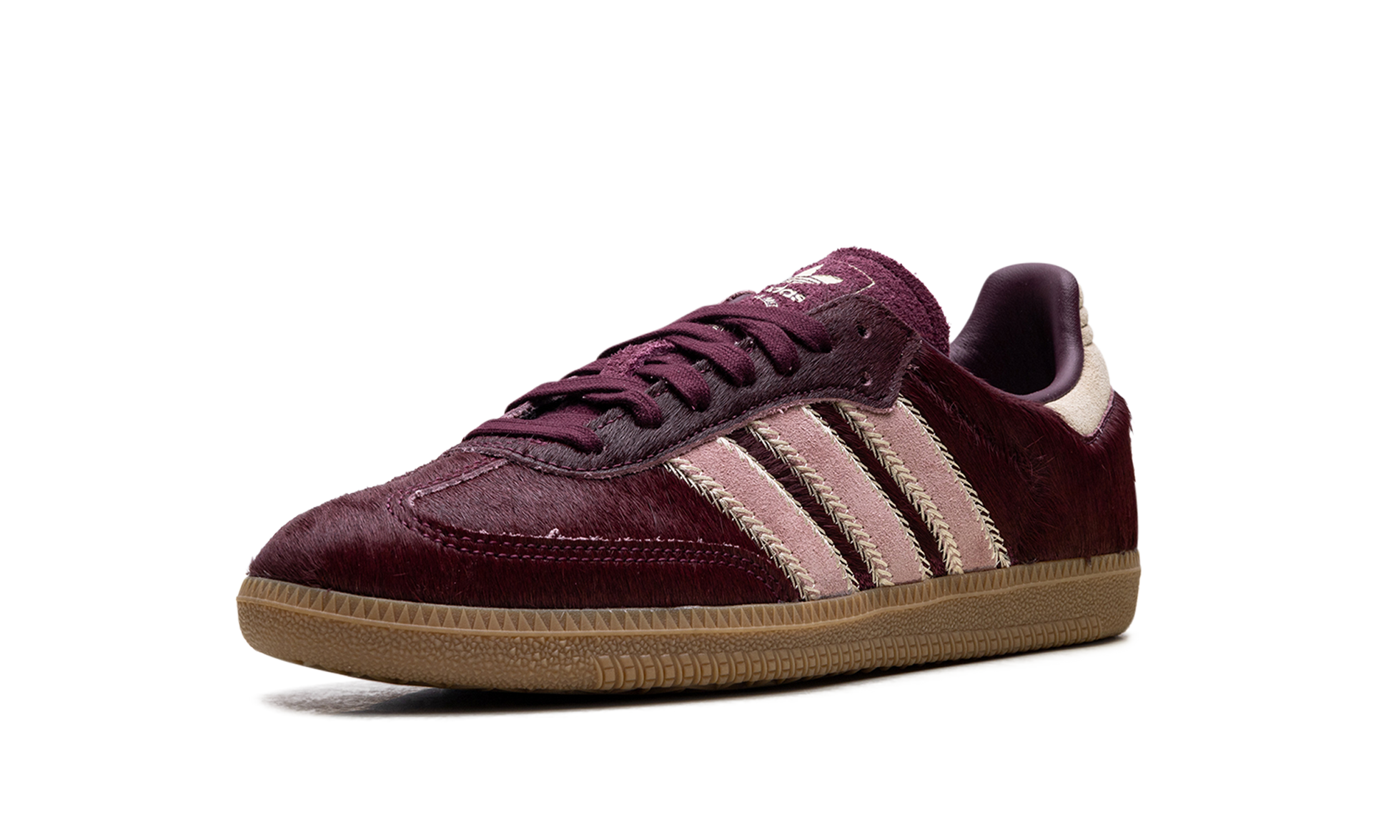 Adidas Samba OG WMNS "Maroon Sand Strata Pony" JP5330