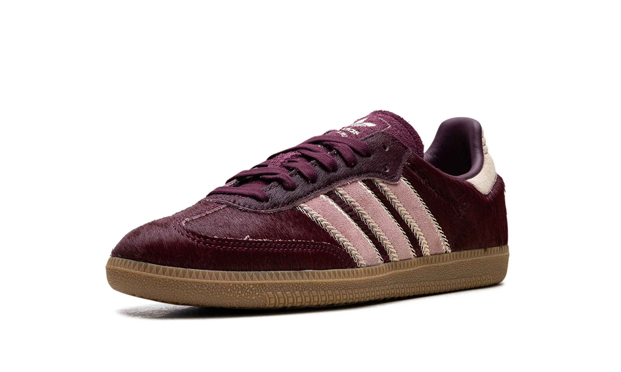 Adidas Samba OG WMNS "Maroon Sand Strata Pony" JP5330