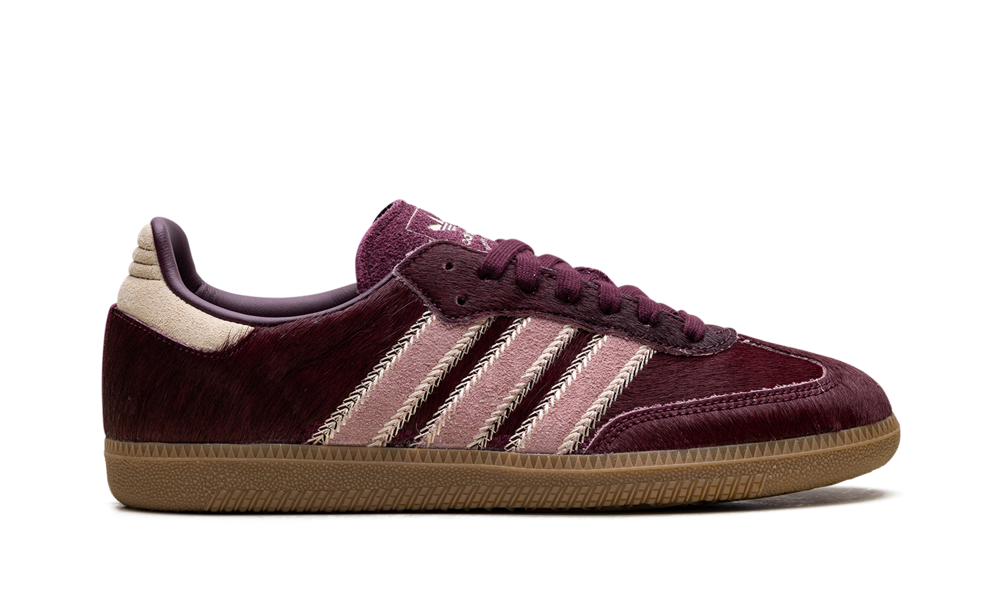 Adidas Samba OG WMNS "Maroon Sand Strata Pony" JP5330