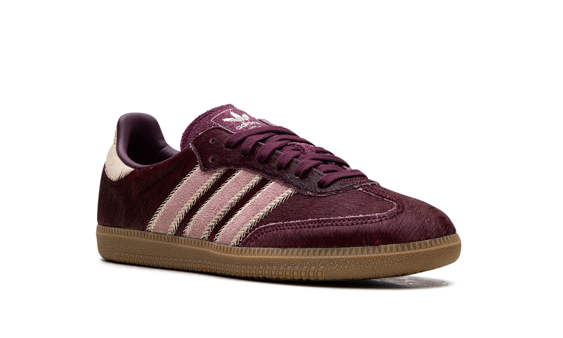 Adidas Samba OG WMNS "Maroon Sand Strata Pony" JP5330