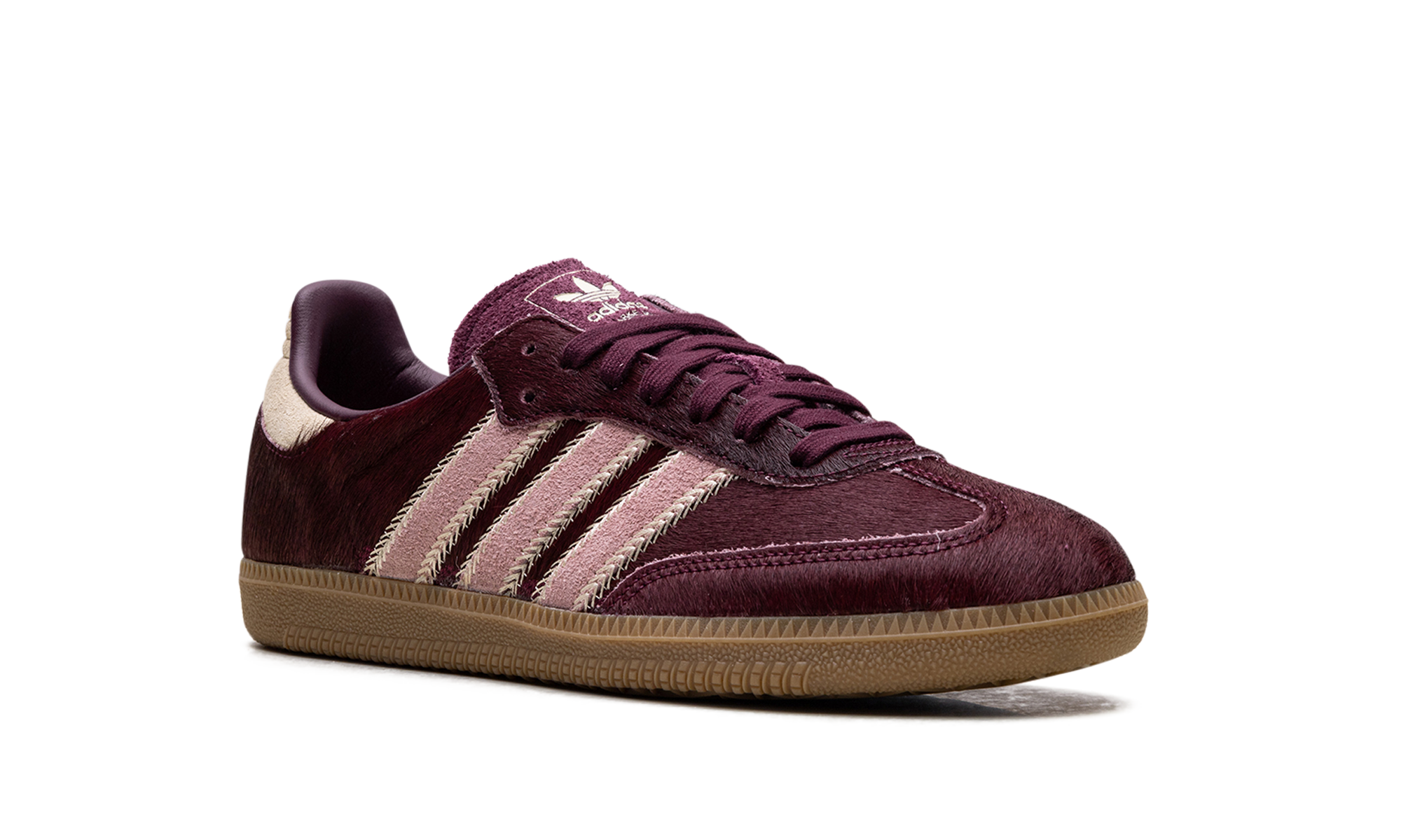 Adidas Samba OG WMNS "Maroon Sand Strata Pony" JP5330