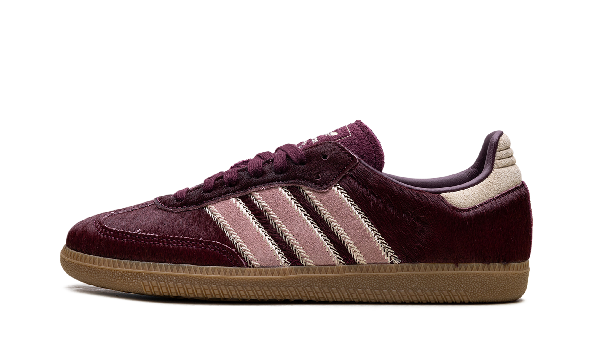 Adidas Samba OG WMNS "Maroon Sand Strata Pony" JP5330