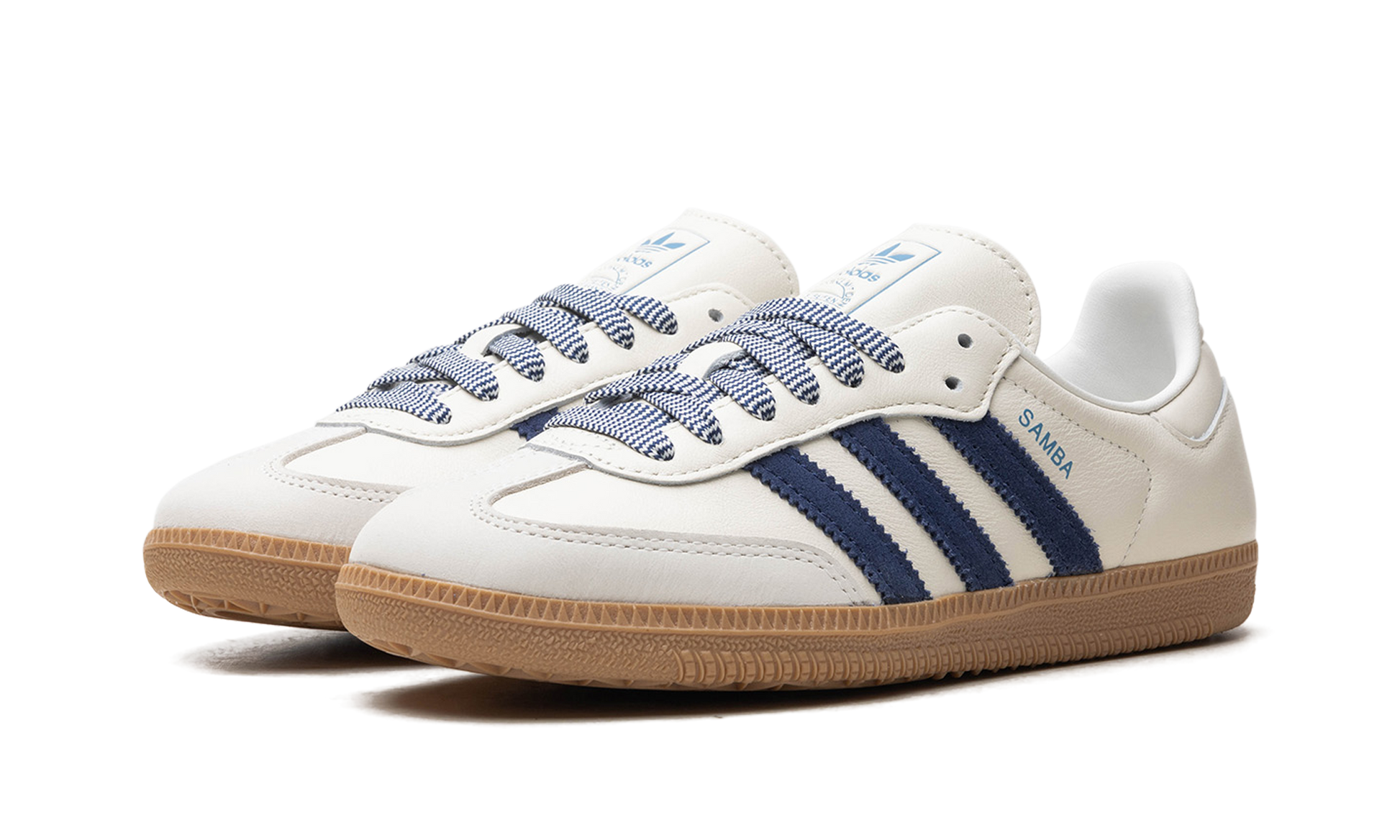 Adidas Samba OG WMNS "Off White Dark Blue" JI3907