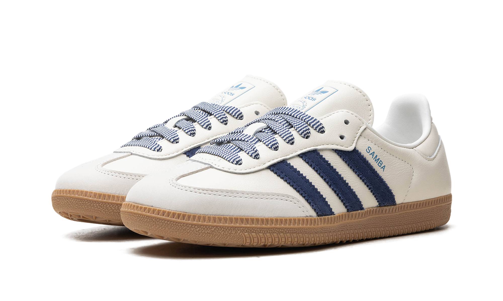Adidas Samba OG WMNS "Off White Dark Blue" JI3907