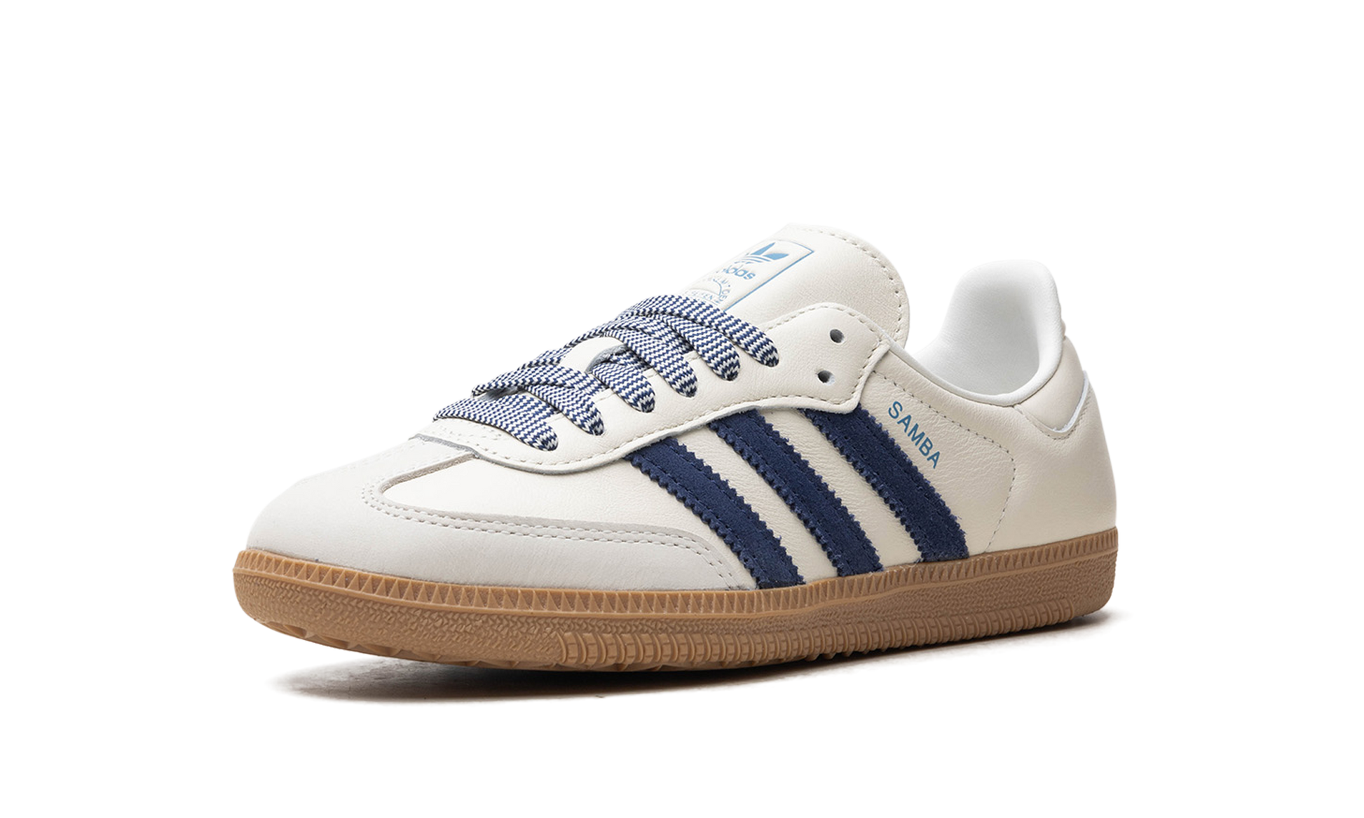 Adidas Samba OG WMNS "Off White Dark Blue" JI3907