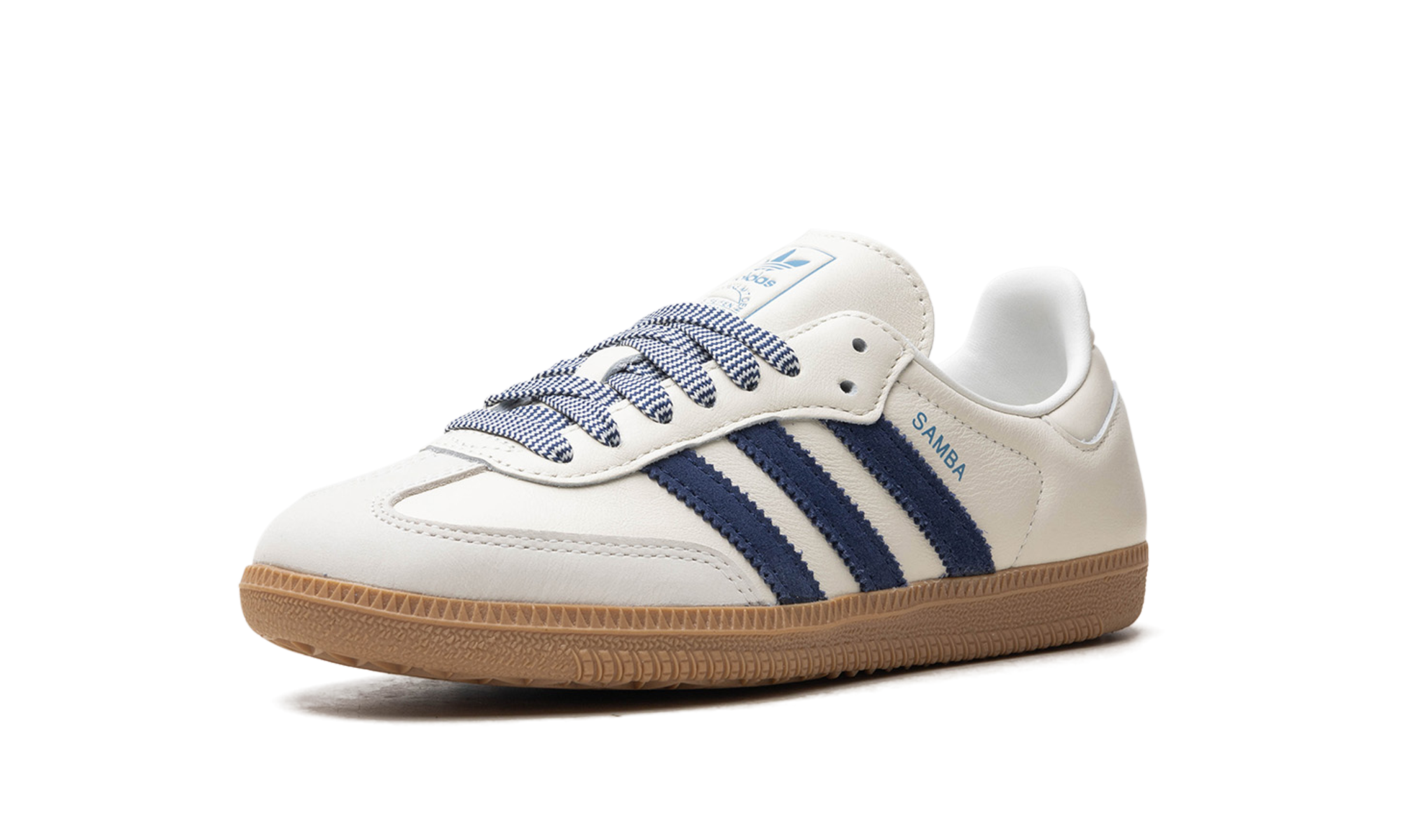 Adidas Samba OG WMNS "Off White Dark Blue" JI3907