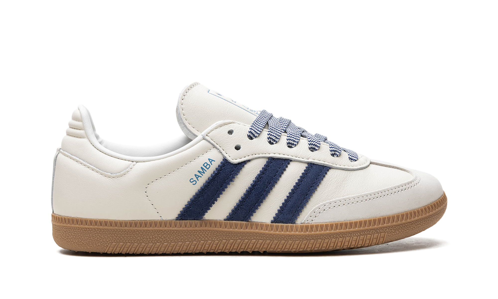 Adidas Samba OG WMNS "Off White Dark Blue" JI3907