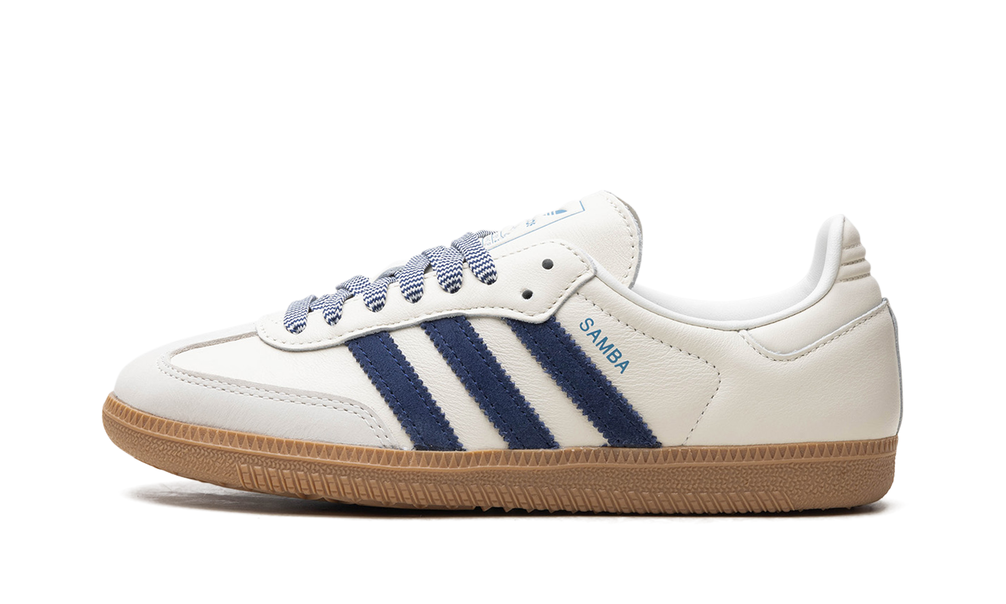 Adidas Samba OG WMNS "Off White Dark Blue" JI3907