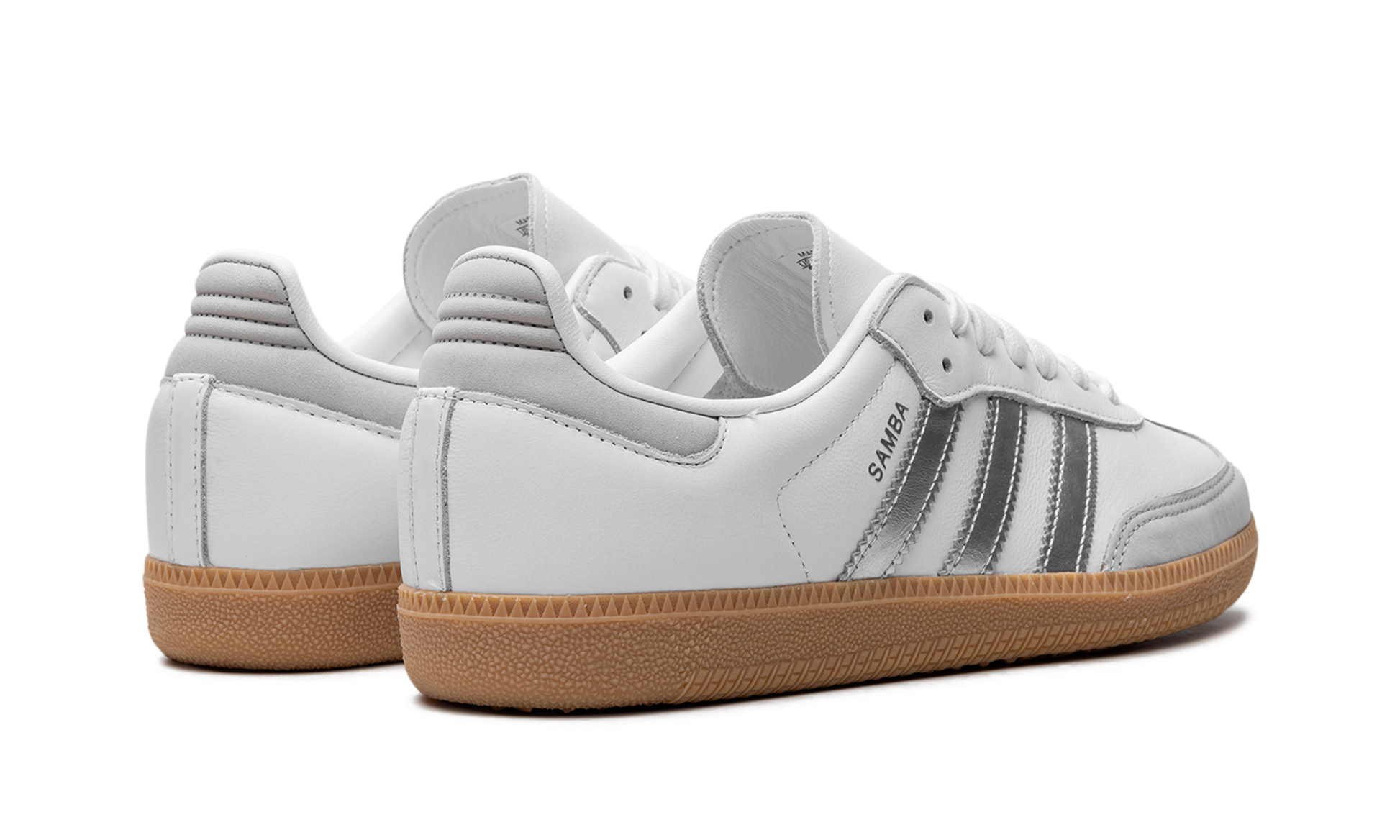 Adidas Samba OG WMNS "White Silver Metallic Grey" JI2725