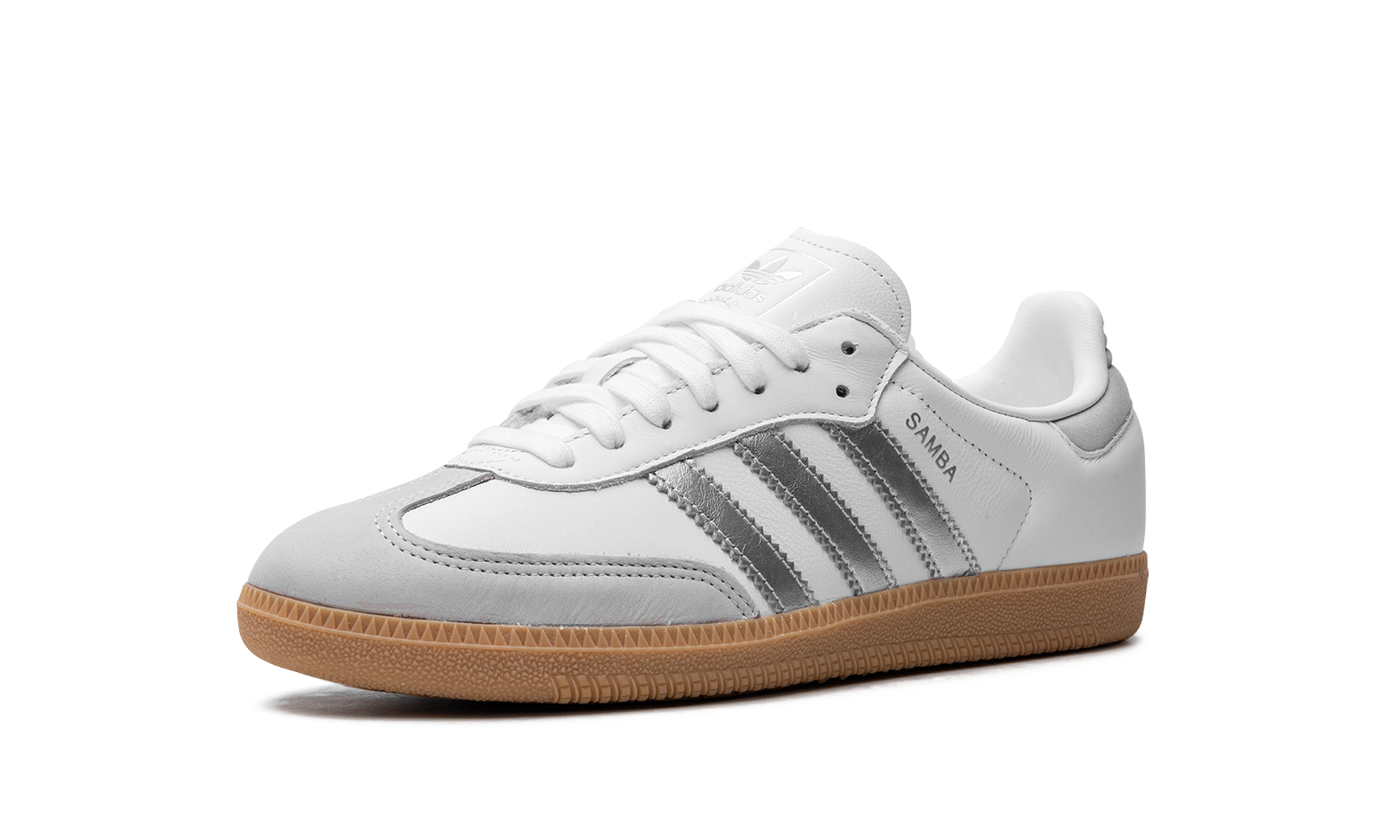 Adidas Samba OG WMNS "White Silver Metallic Grey" JI2725