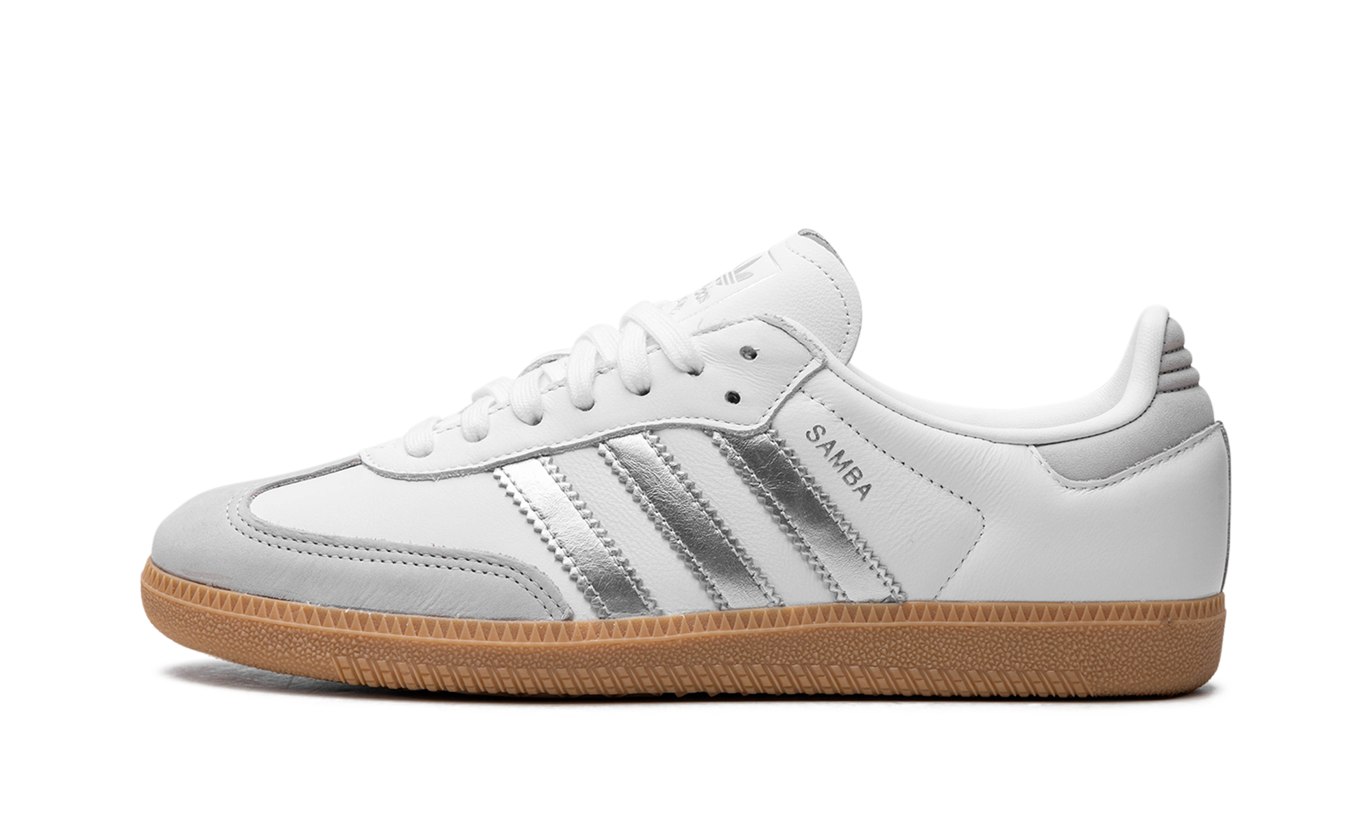 Adidas Samba OG WMNS "White Silver Metallic Grey" JI2725