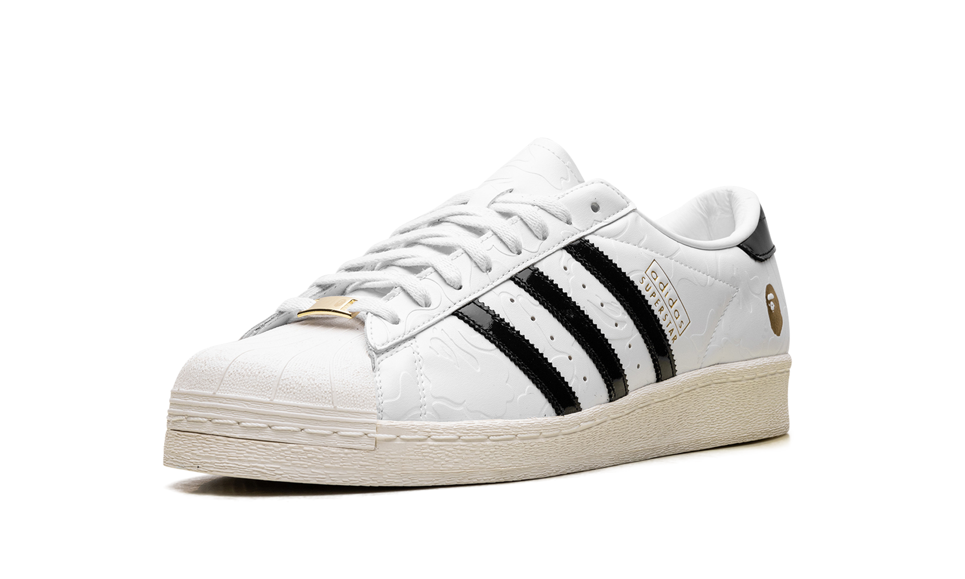 Adidas Superstar Vintage "A Bathing Ape - White Black" JR2701