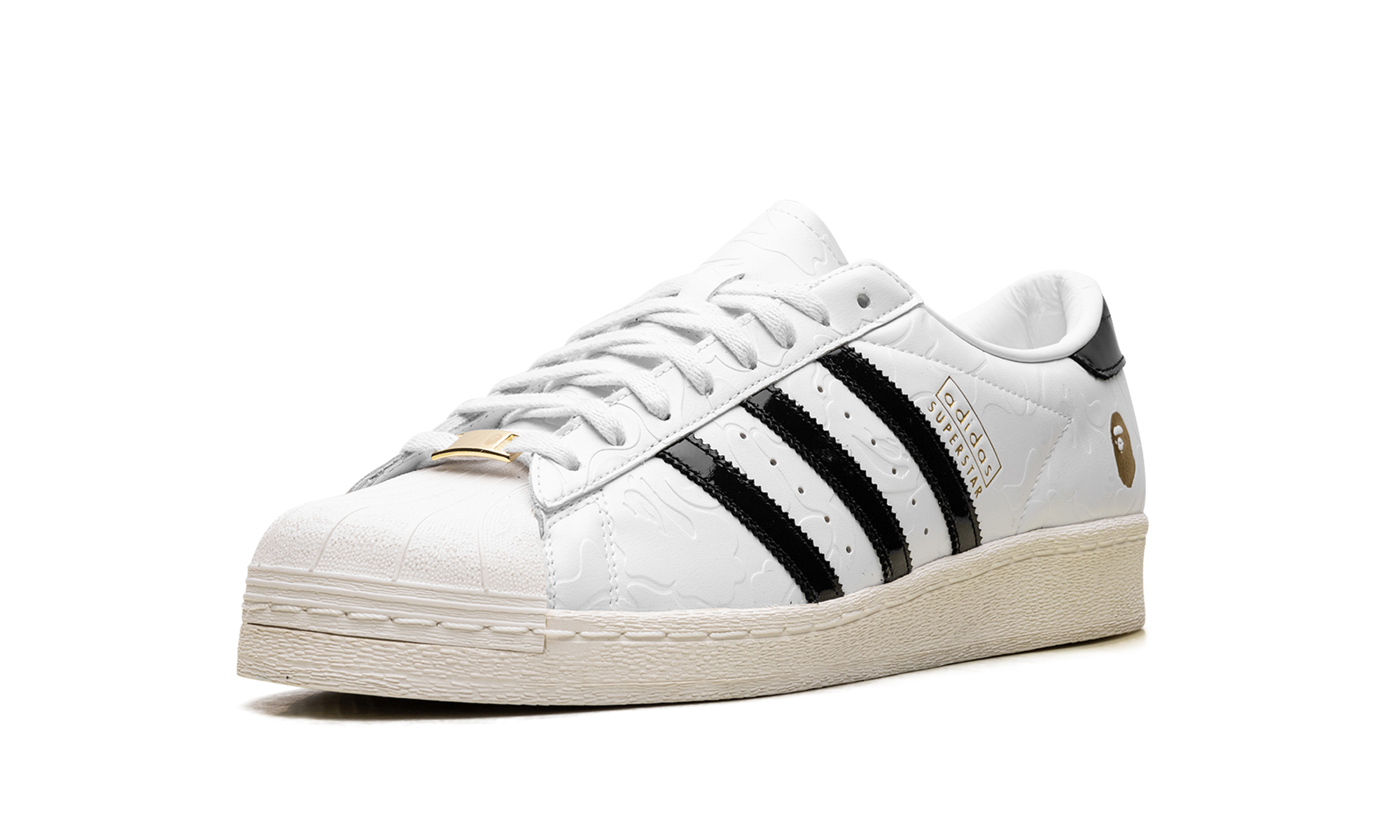 Adidas Superstar Vintage "A Bathing Ape - White Black" JR2701