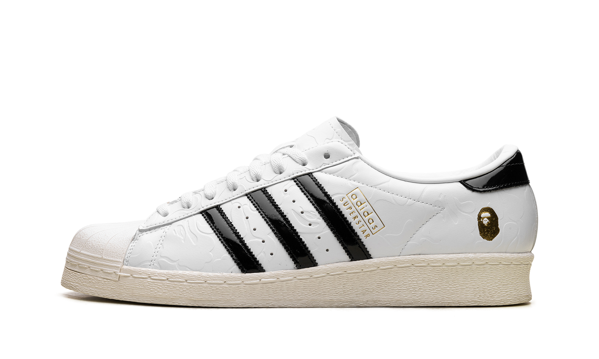 Adidas Superstar Vintage "A Bathing Ape - White Black" JR2701