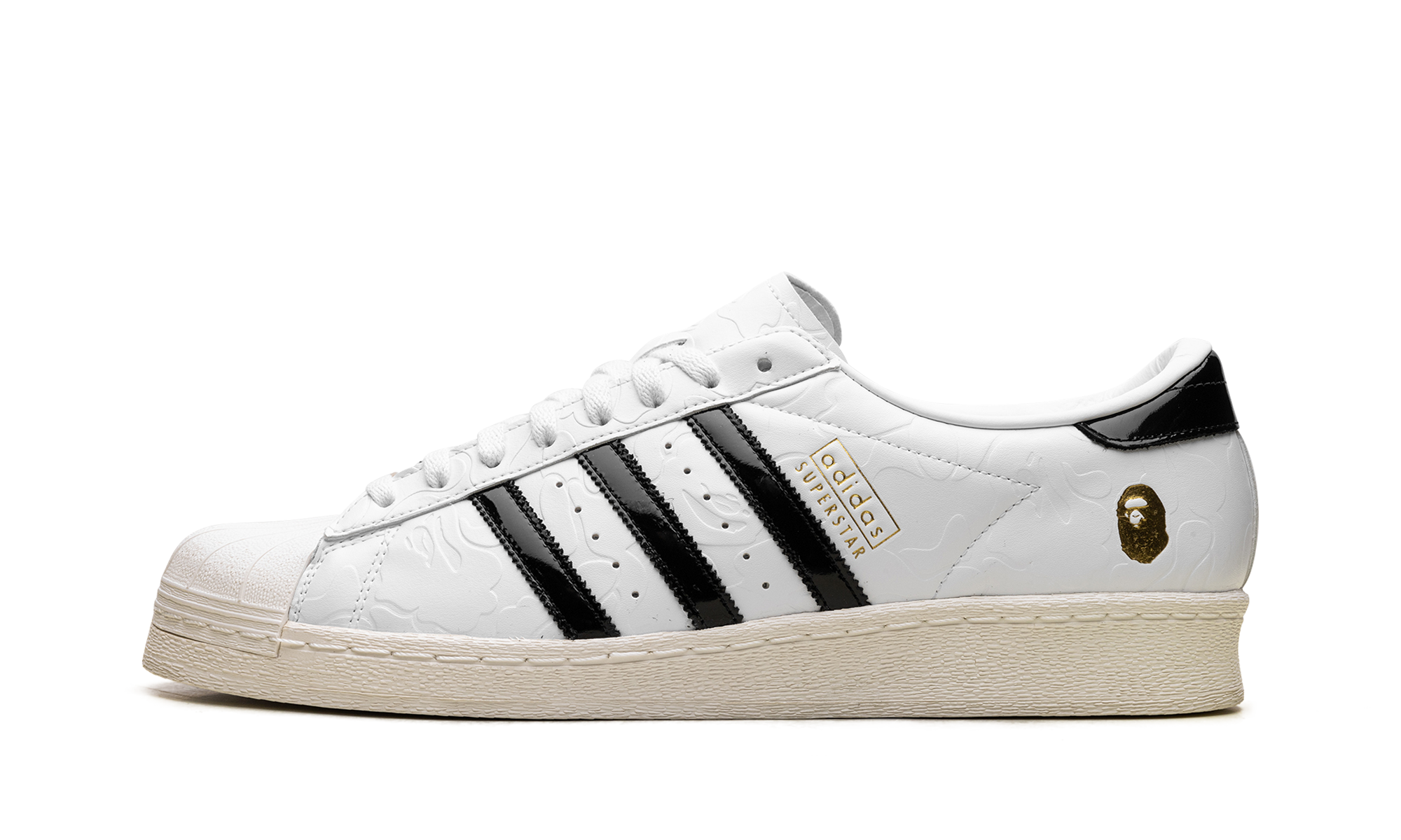 Adidas Superstar Vintage "A Bathing Ape - White Black" JR2701