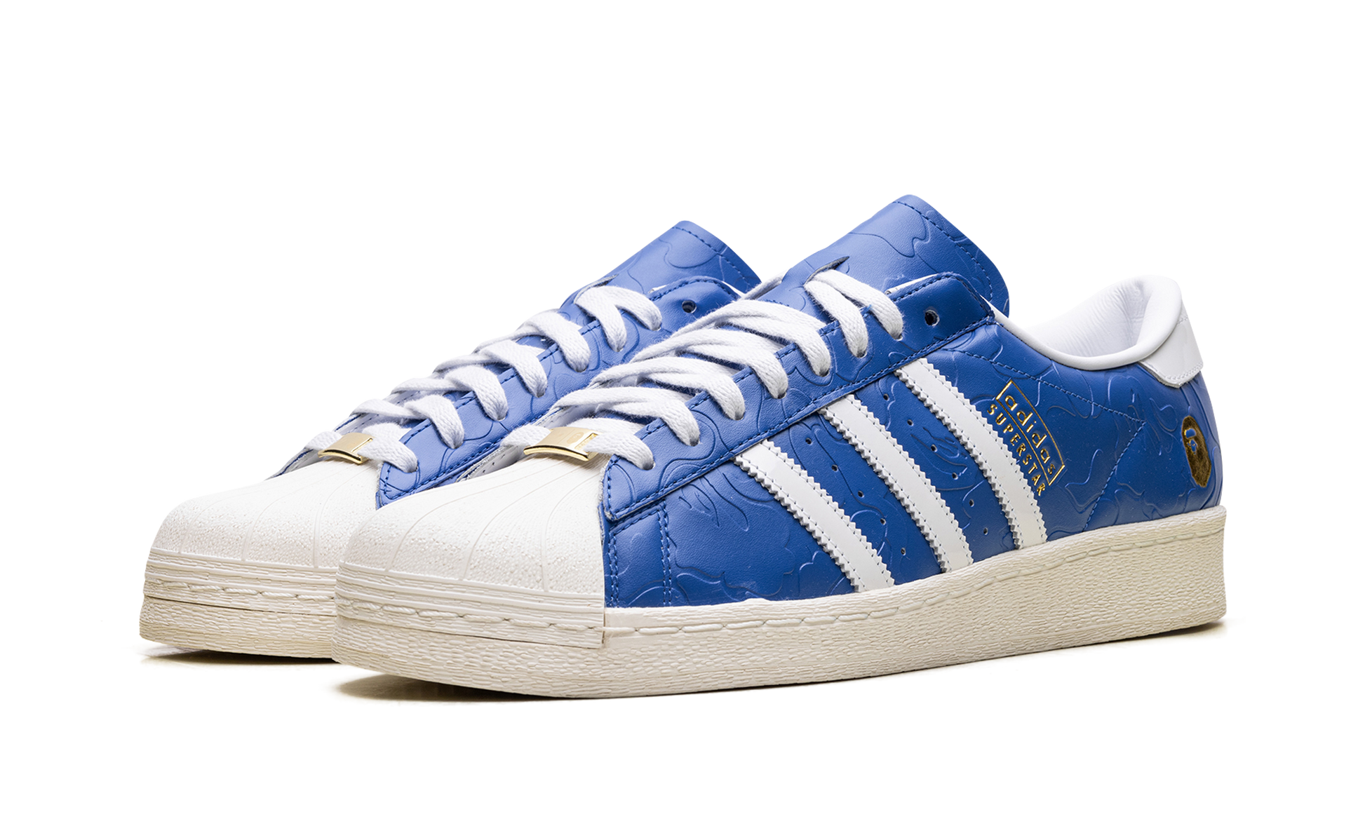 Adidas Superstar Vintage "Bape Blue White" JR2702