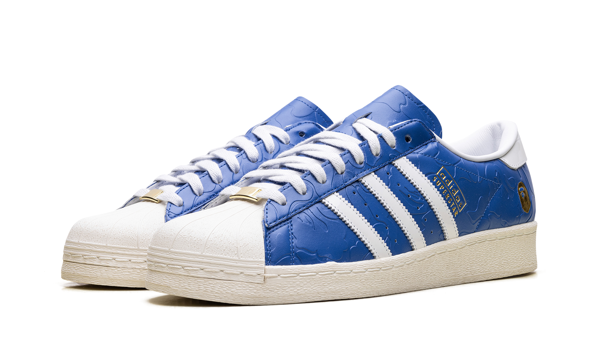Adidas Superstar Vintage "Bape Blue White" JR2702