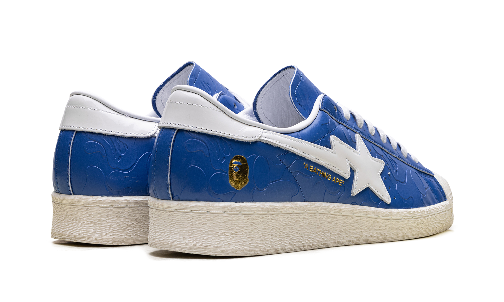 Adidas Superstar Vintage "Bape Blue White" JR2702