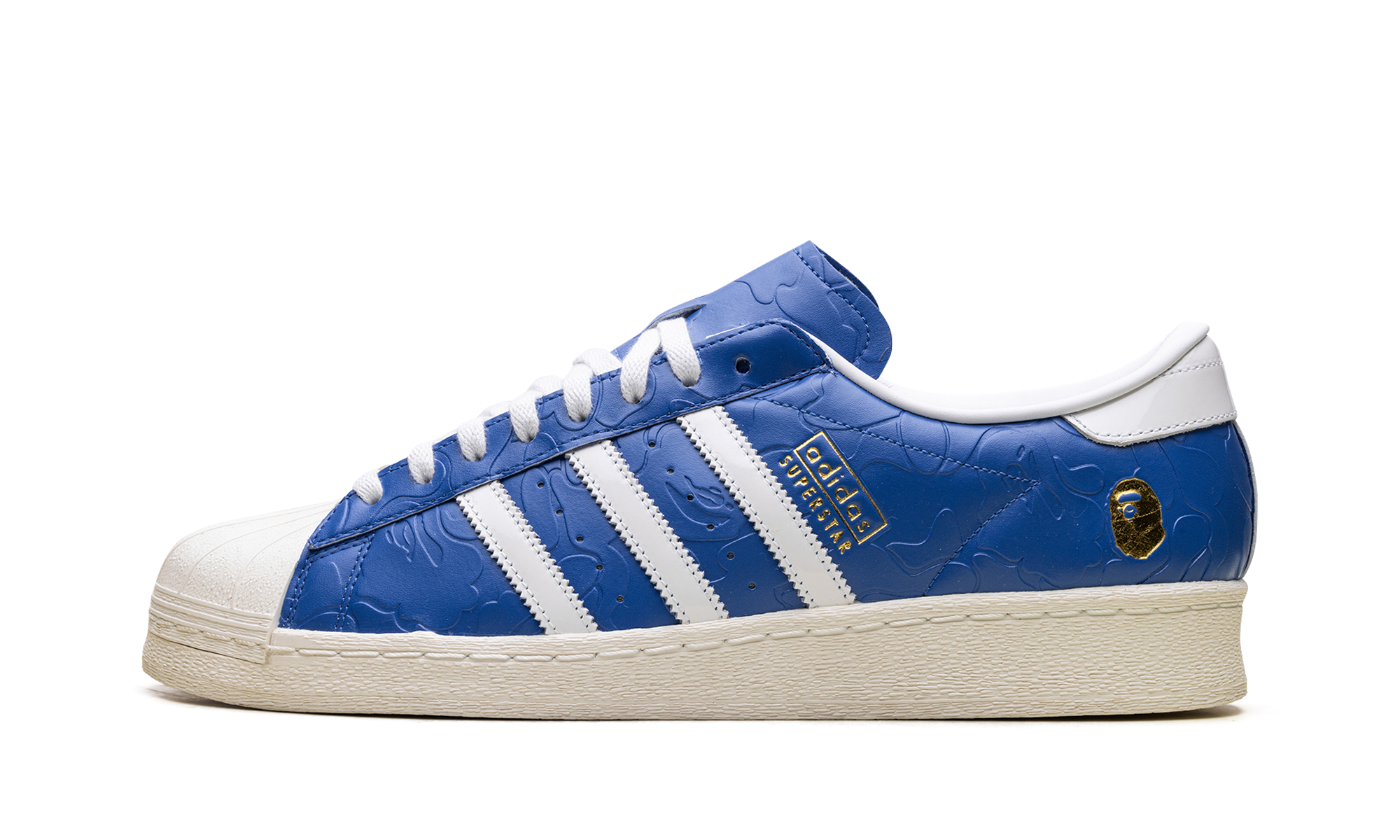 Adidas Superstar Vintage "Bape Blue White" JR2702