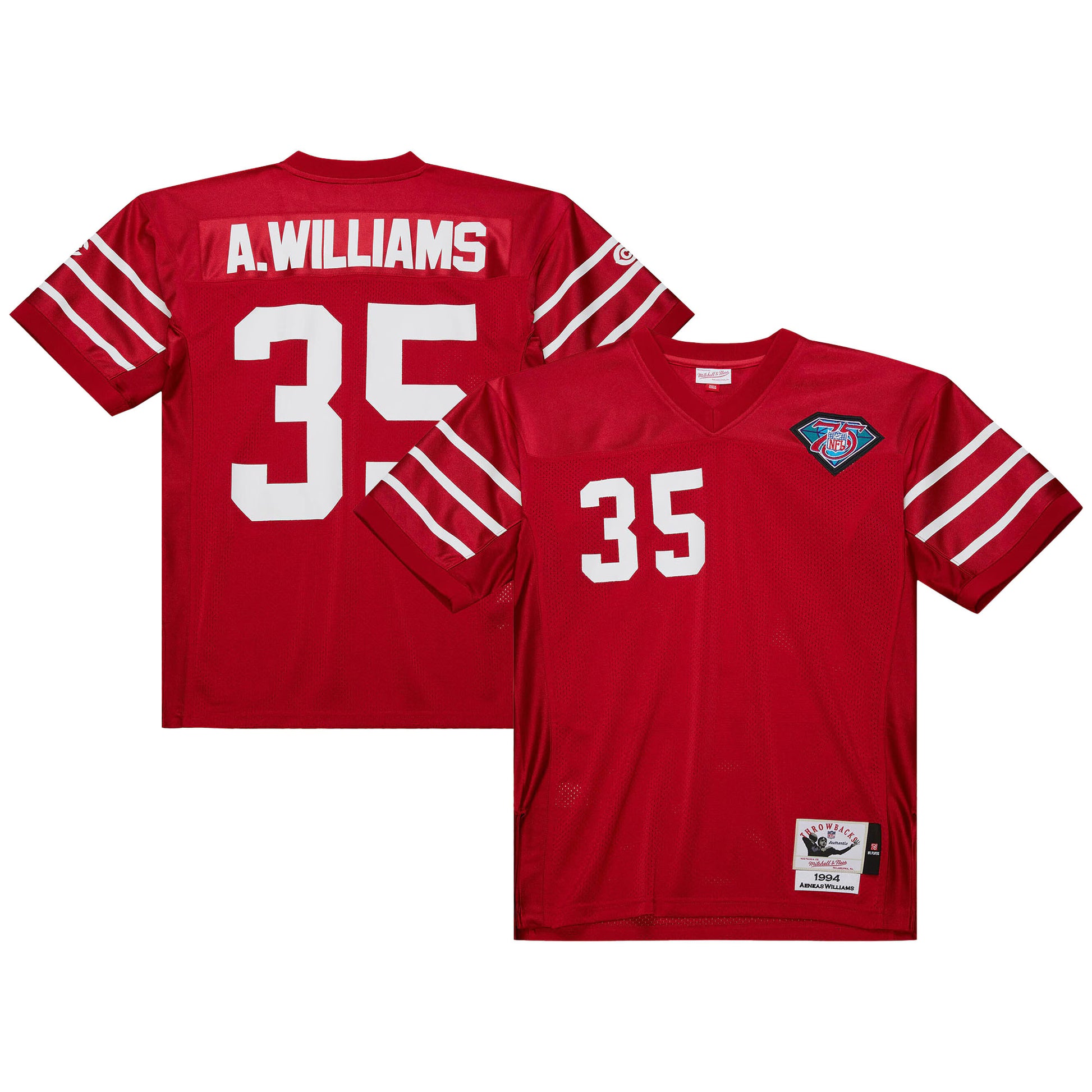 Aeneas Williams Arizona Cardinals 1994 Mitchell &amp; Ness Authentic Throwback Retired Player Jersey - Cardinal