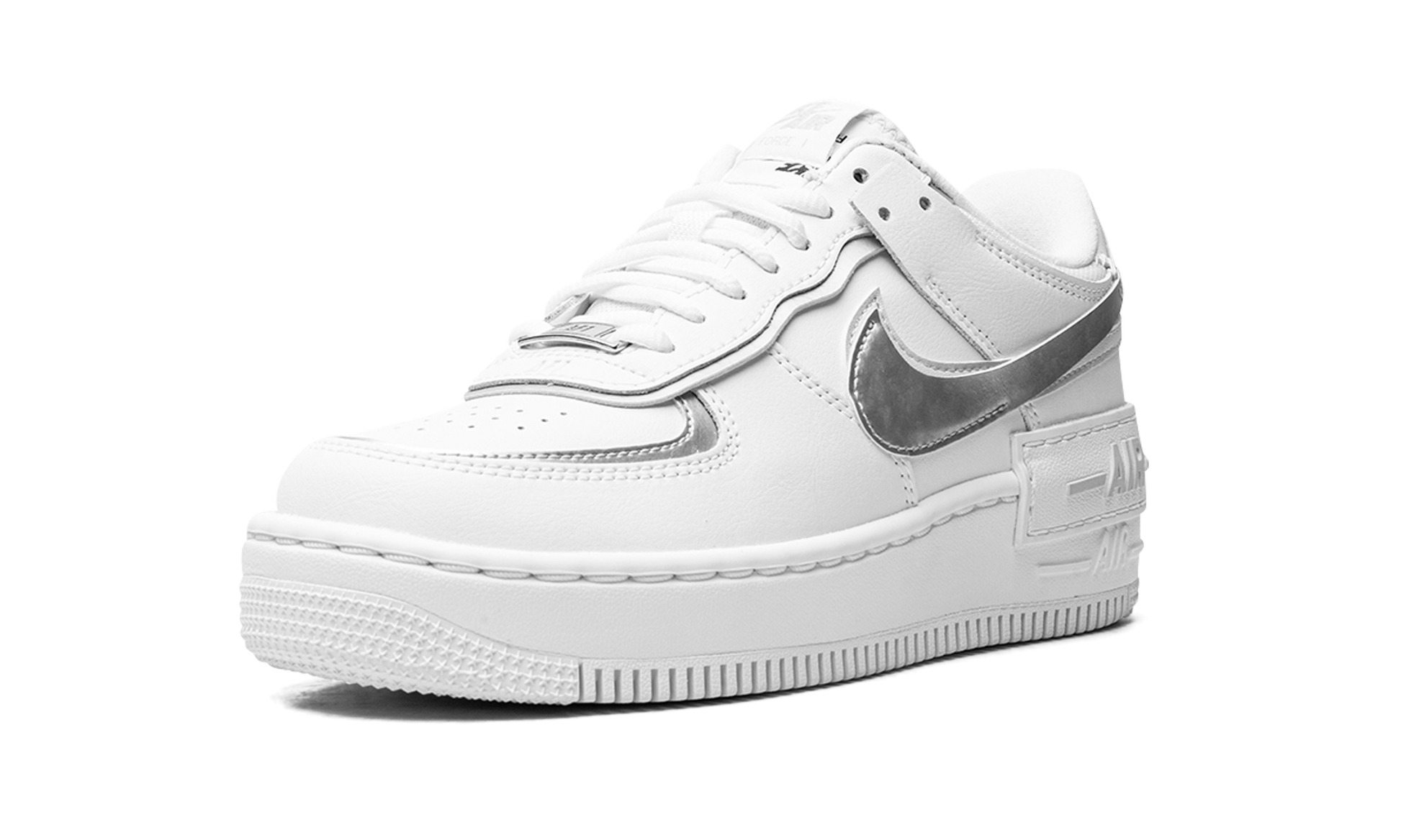 Af1 Shado Mns Wmns "white Metallic Silver" - 4