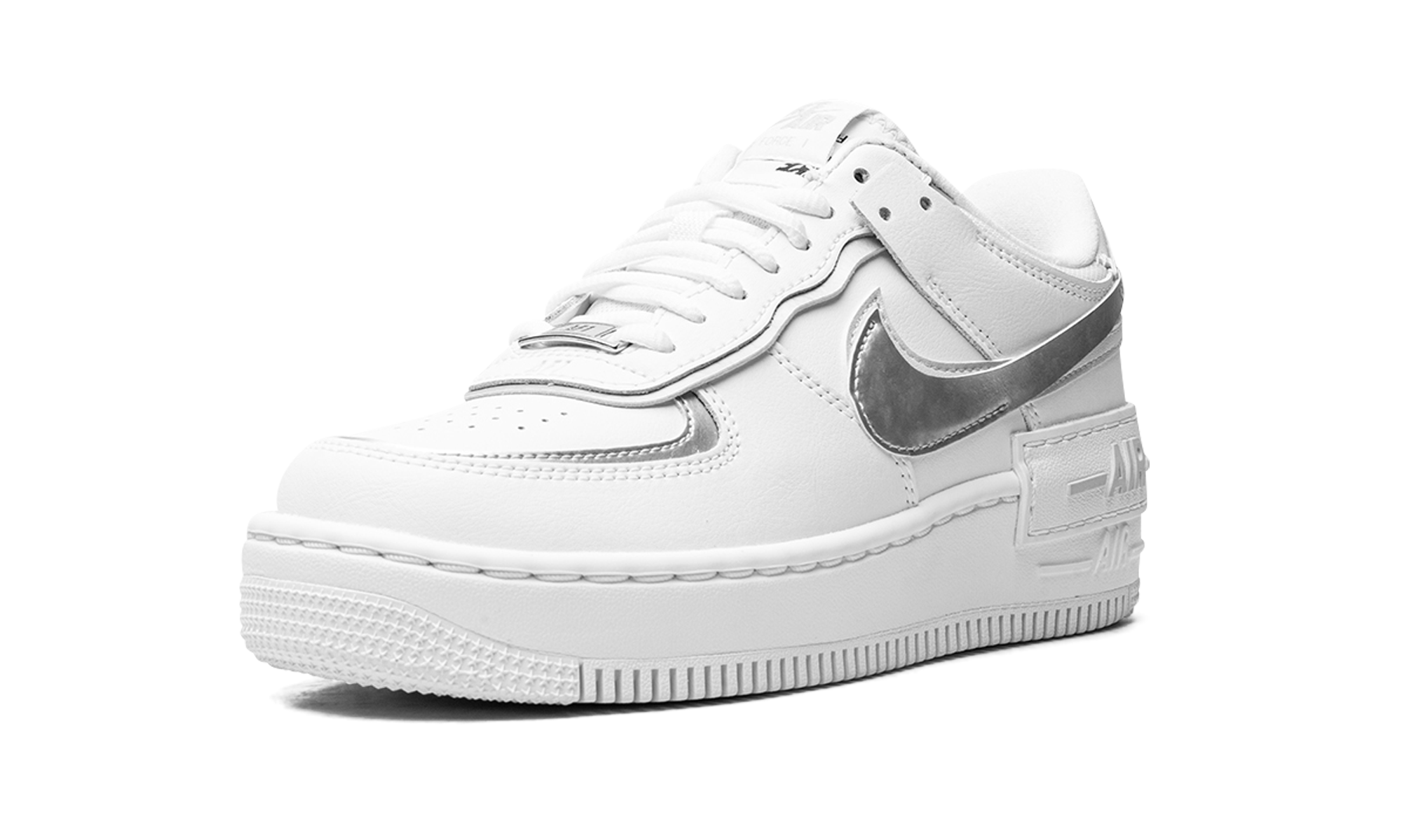 Af1 Shado Mns Wmns "white Metallic Silver" - 4
