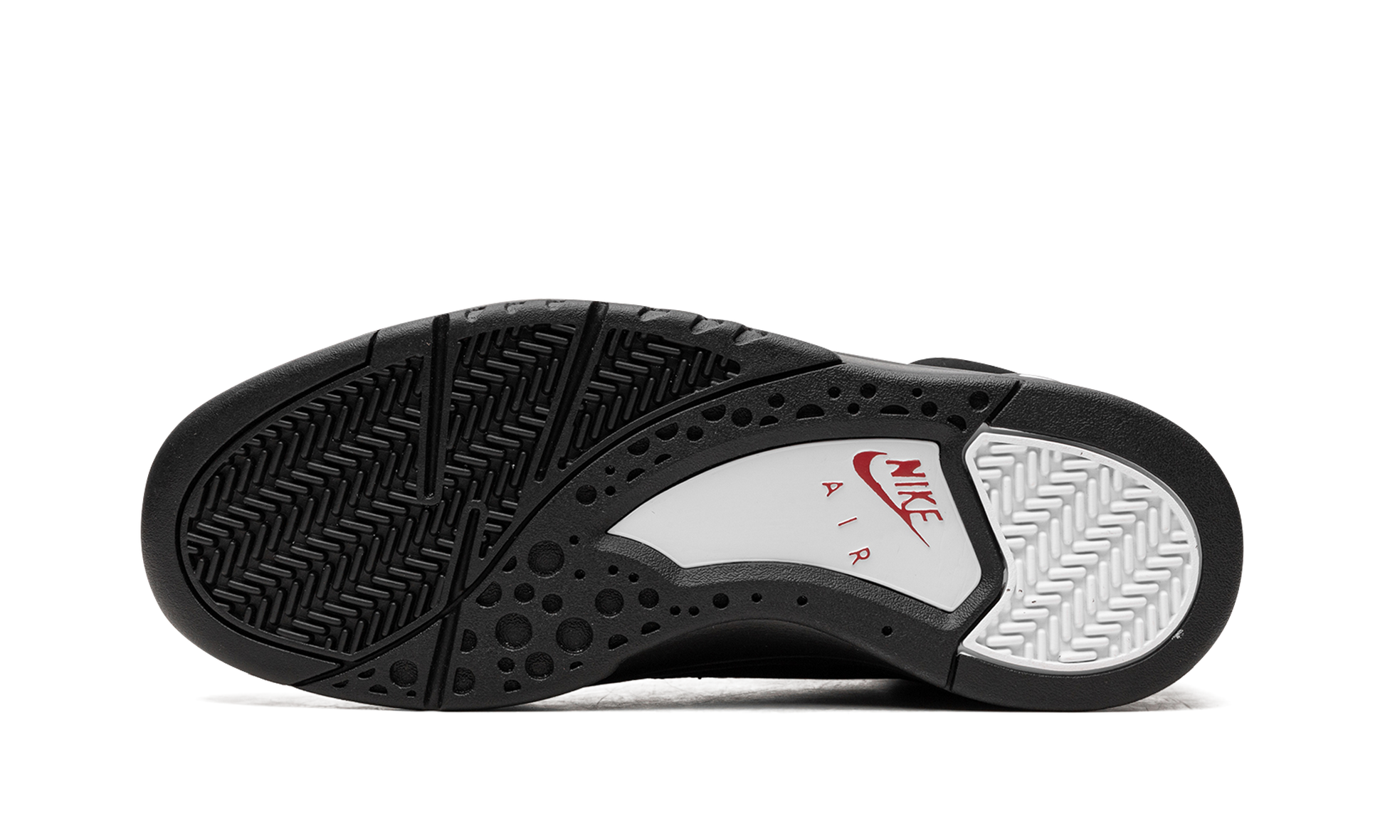 Air Flight Lite Mid "black White Varsity Red" - 5