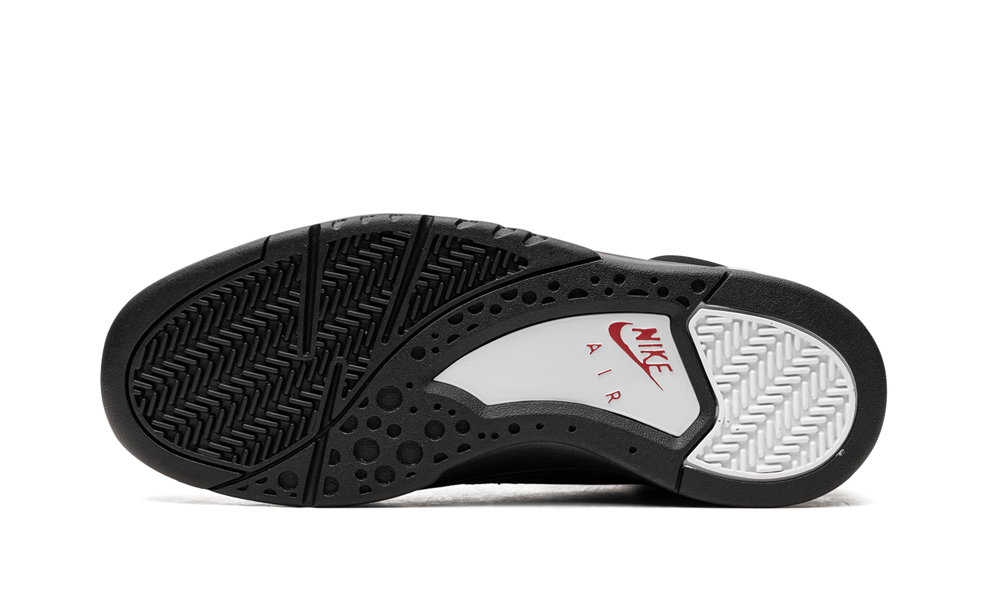 Air Flight Lite Mid "black White Varsity Red" - 5