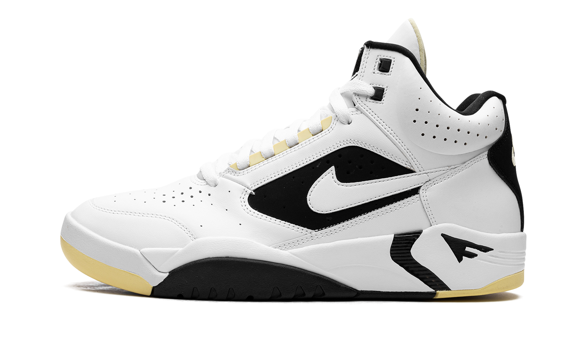 Air Flight Lite Mid "white Lemon Black White" - 1