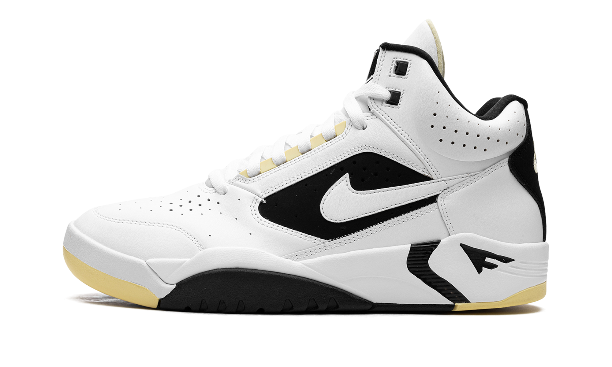 Air Flight Lite Mid "white Lemon Black White" - 1
