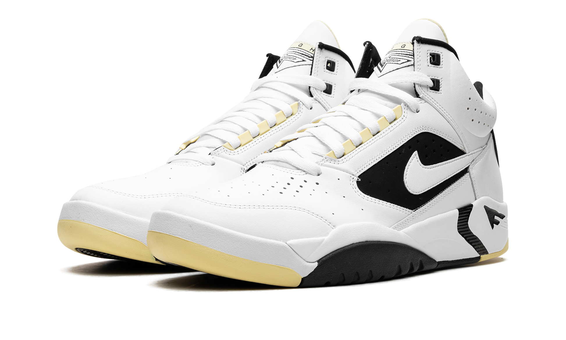Air Flight Lite Mid "white Lemon Black White" - 2