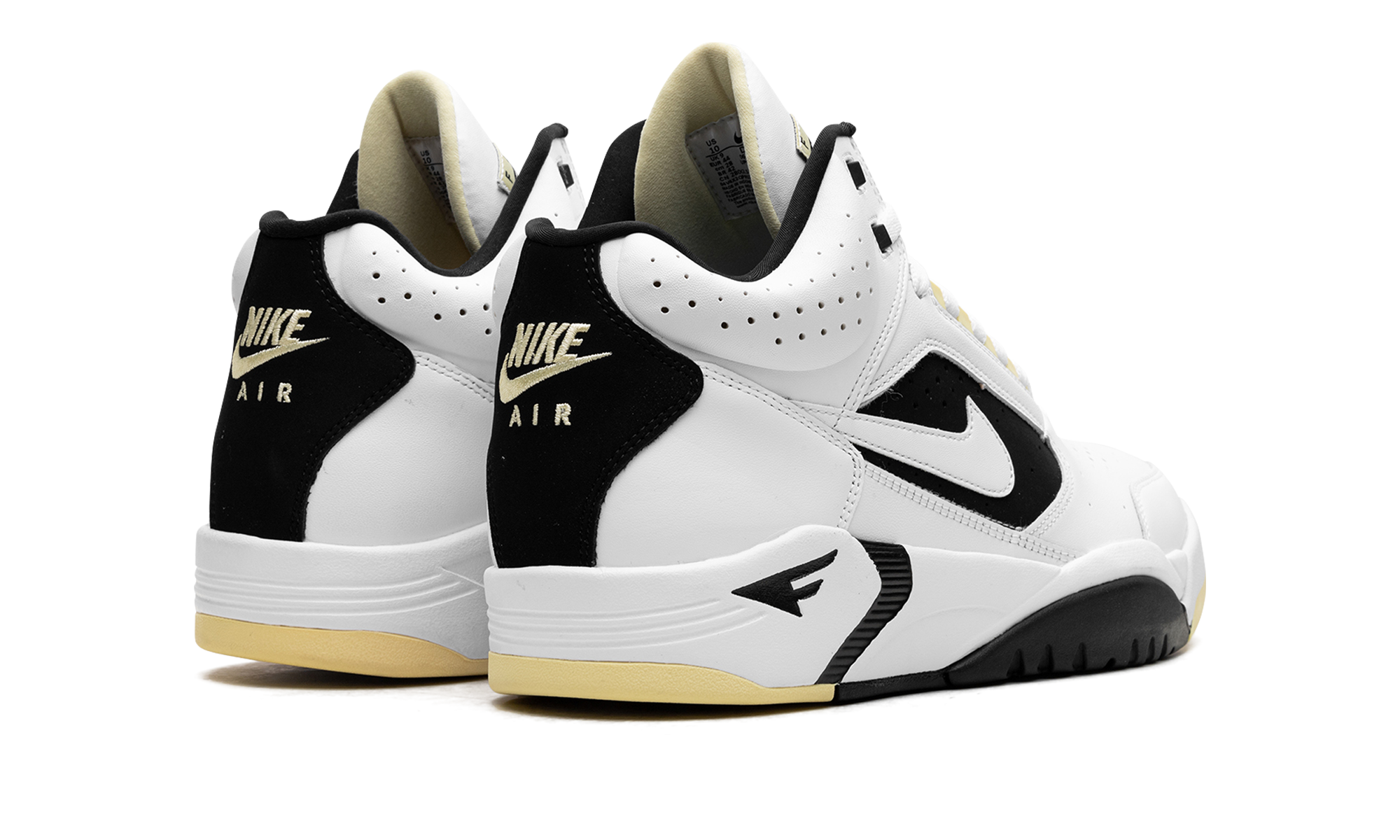 Air Flight Lite Mid "white Lemon Black White" - 3